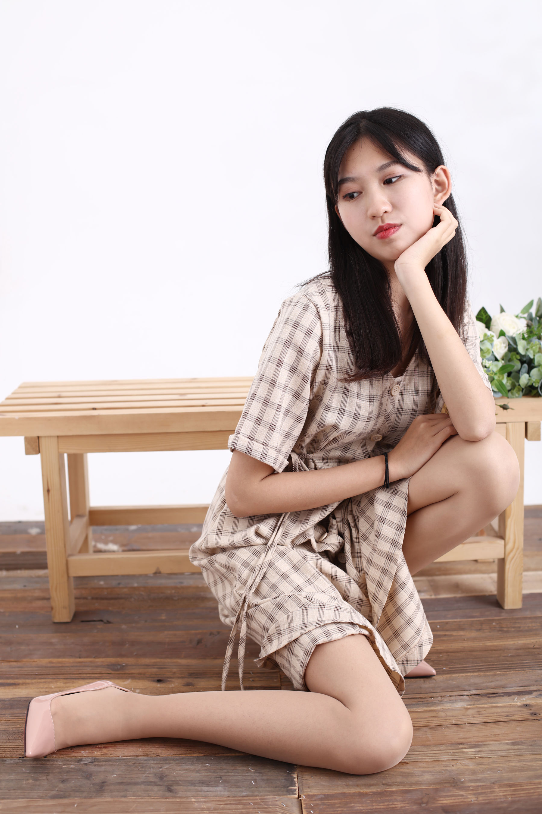 [奈丝] NO.128 小橙子 80年代的复古衬衫裙  第41张