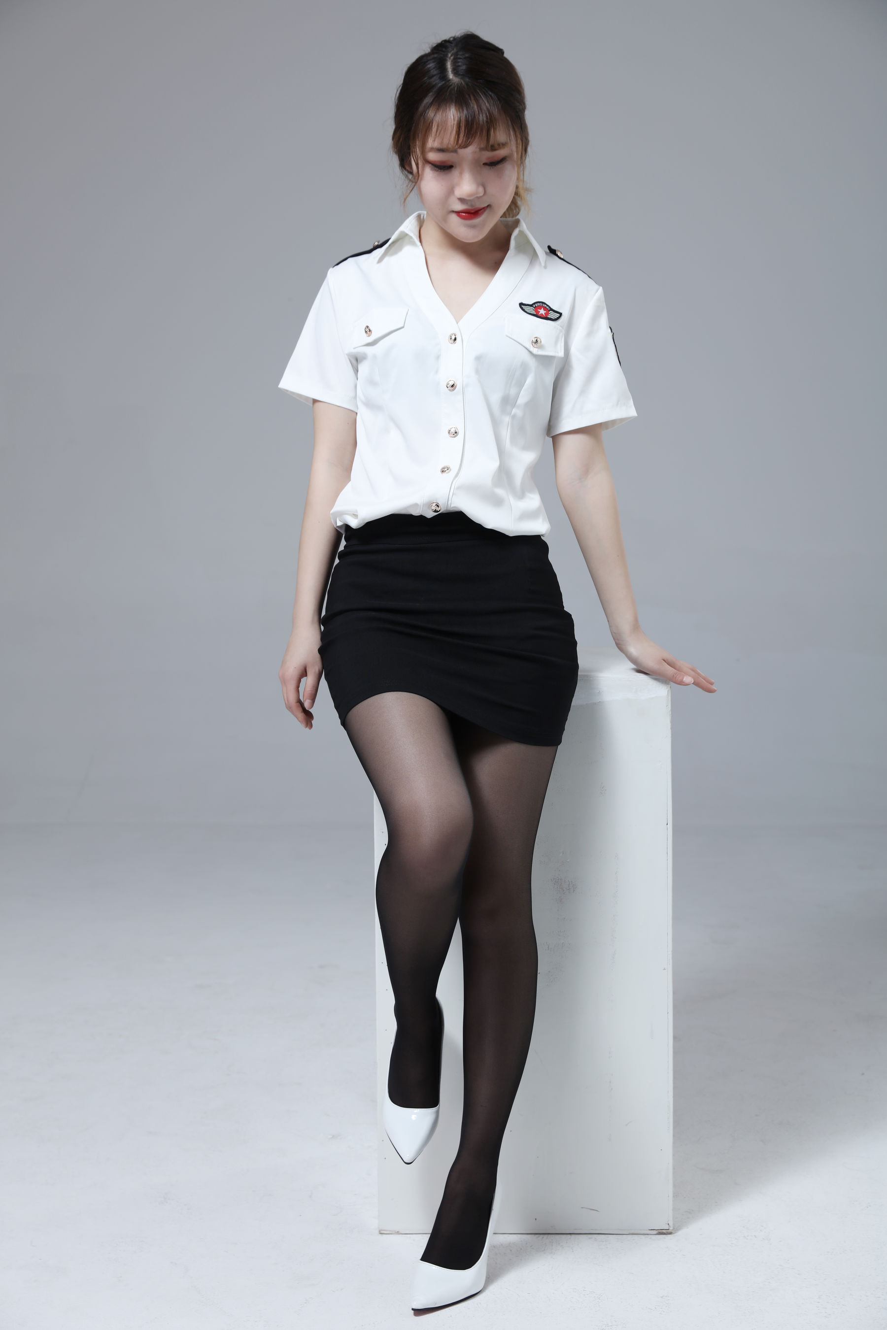 [奈丝] NO.115 高高 制服黑丝  第6张