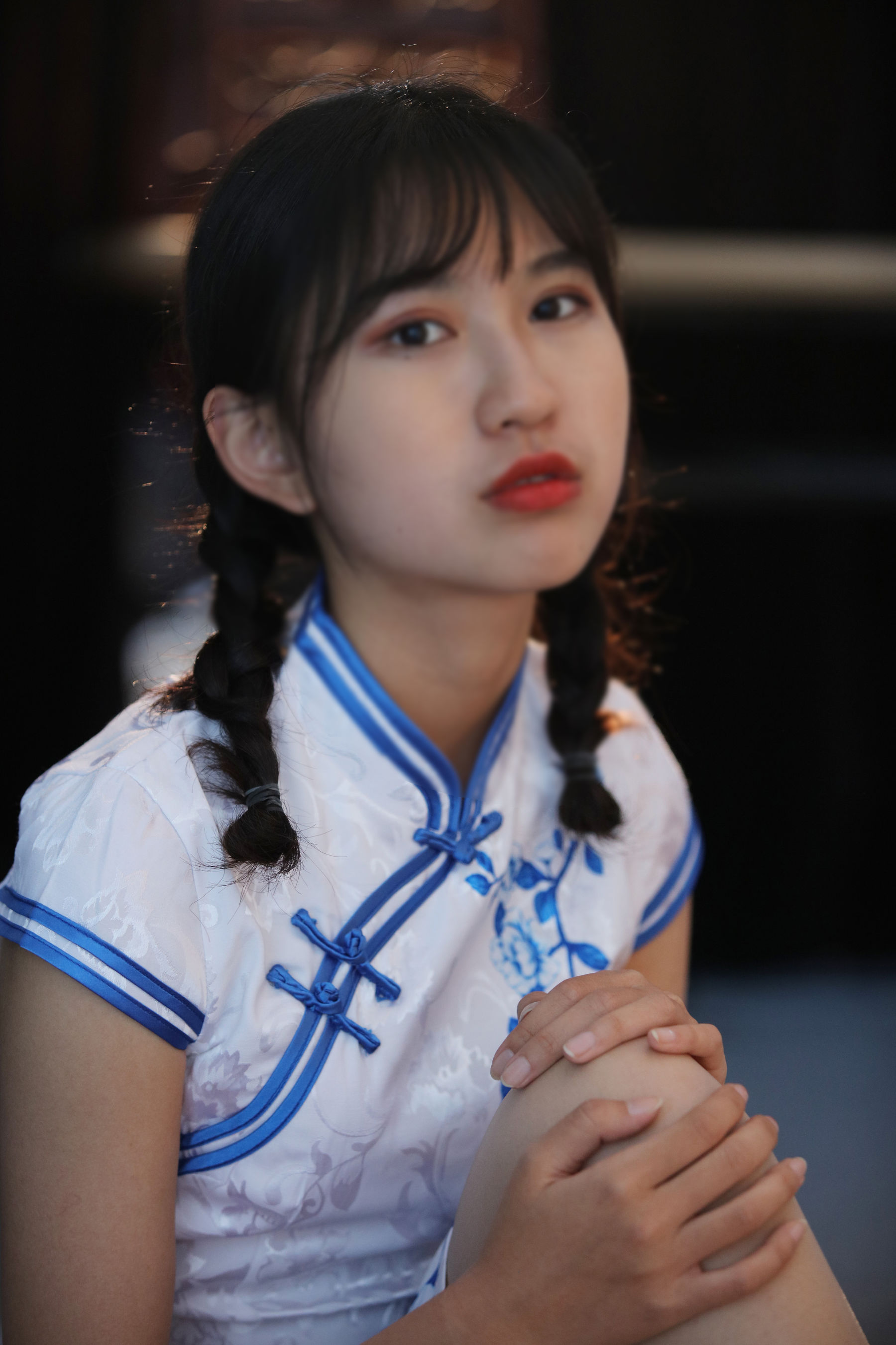 [奈丝] NO.114 小橙子 初尝旗袍肉丝  第9张