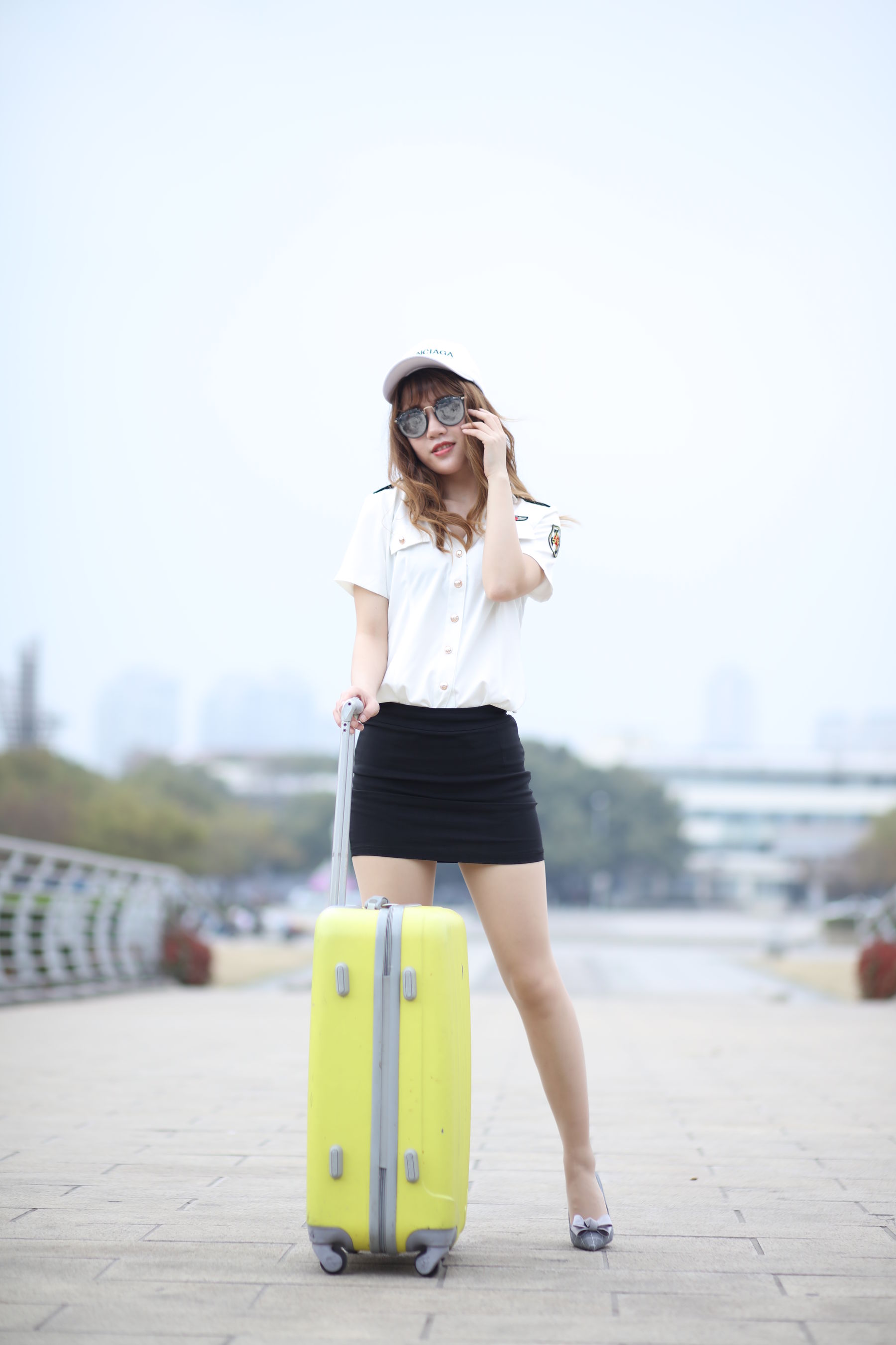 [奈丝] NO.081 高高 天桥上的制服girl  第4张