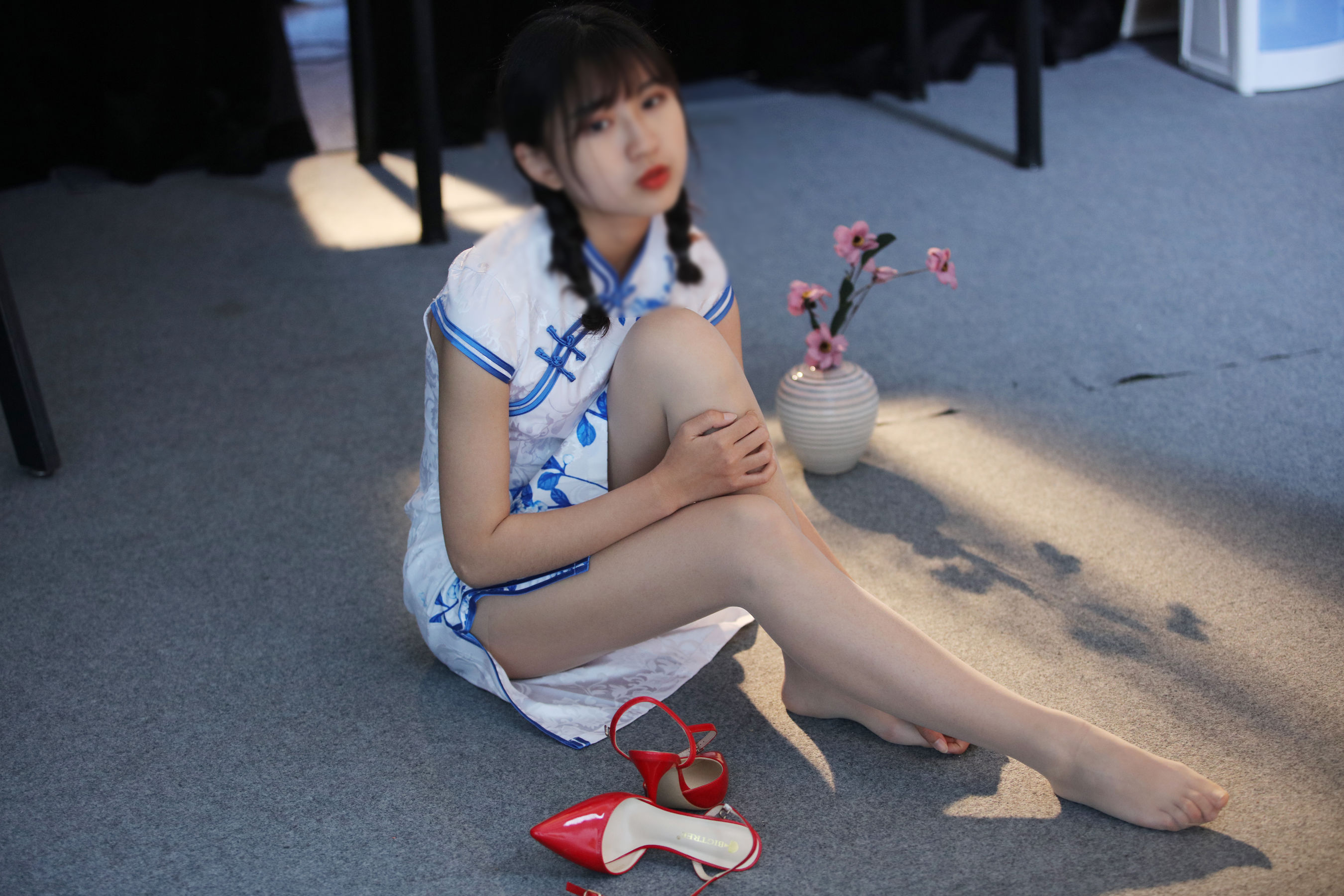 [奈丝] NO.114 小橙子 初尝旗袍肉丝  第8张