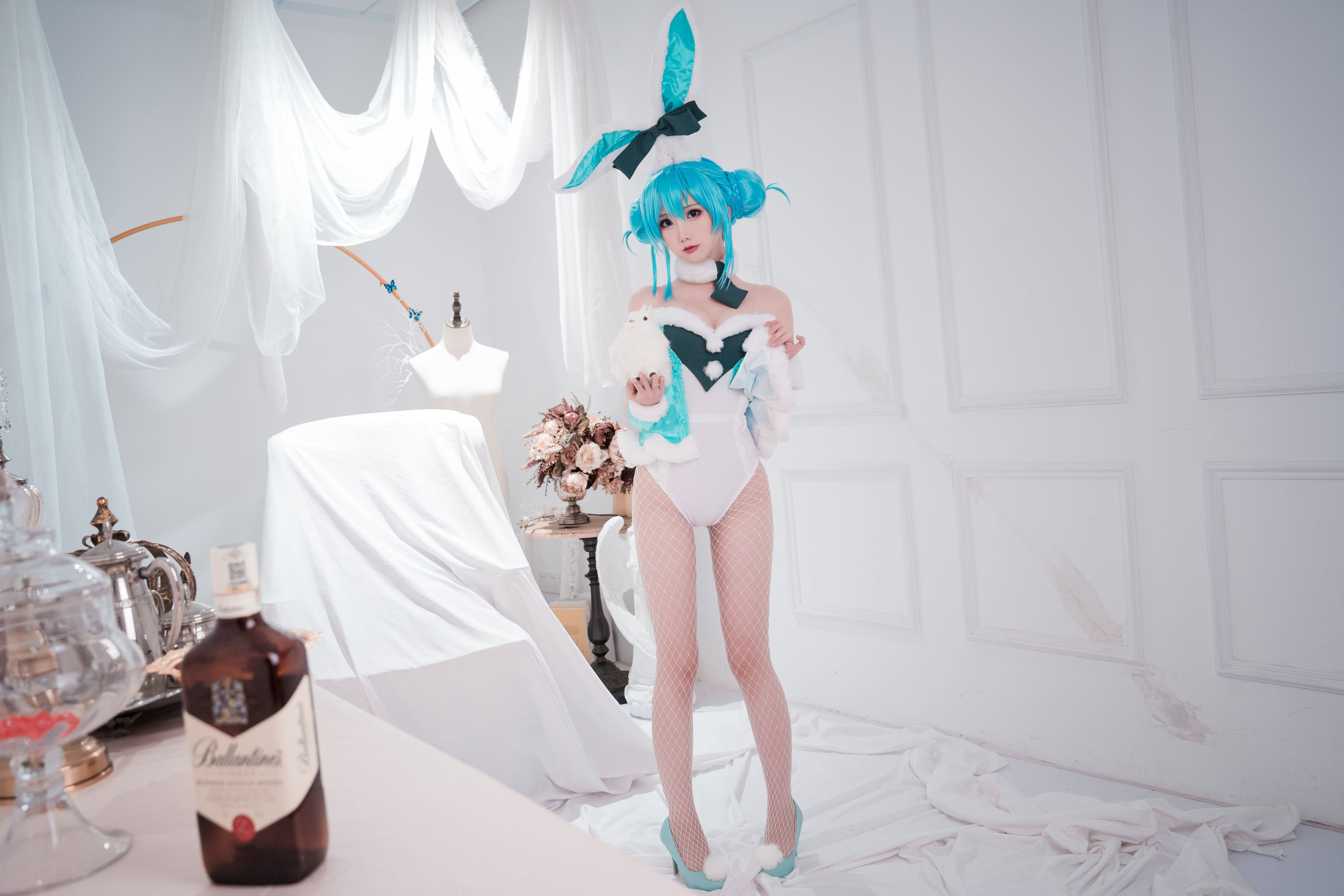 [网红COSER] 可爱人气Coser面饼仙儿 - 初音兔女郎  第12张