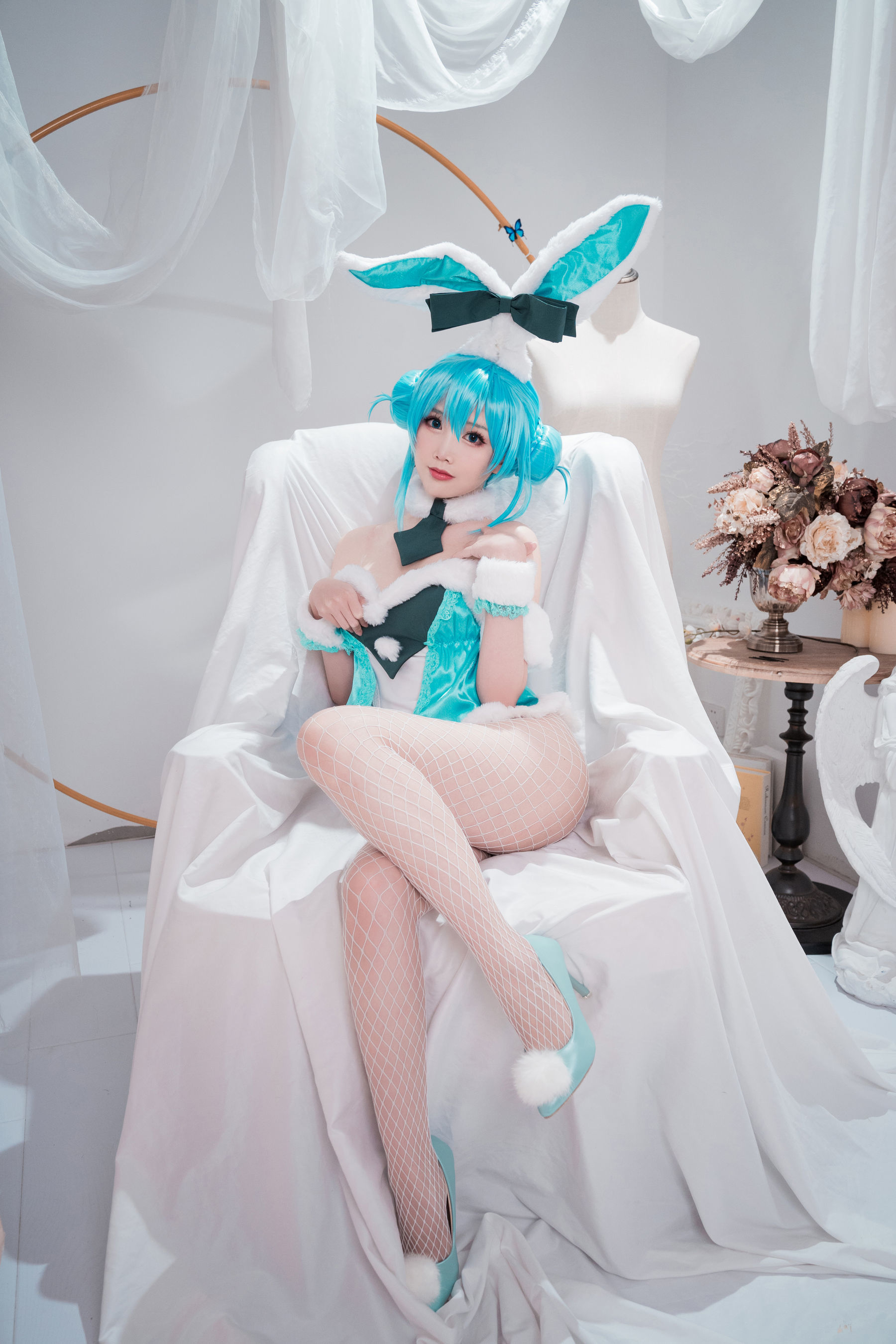 [网红COSER] 可爱人气Coser面饼仙儿 - 初音兔女郎  第5张