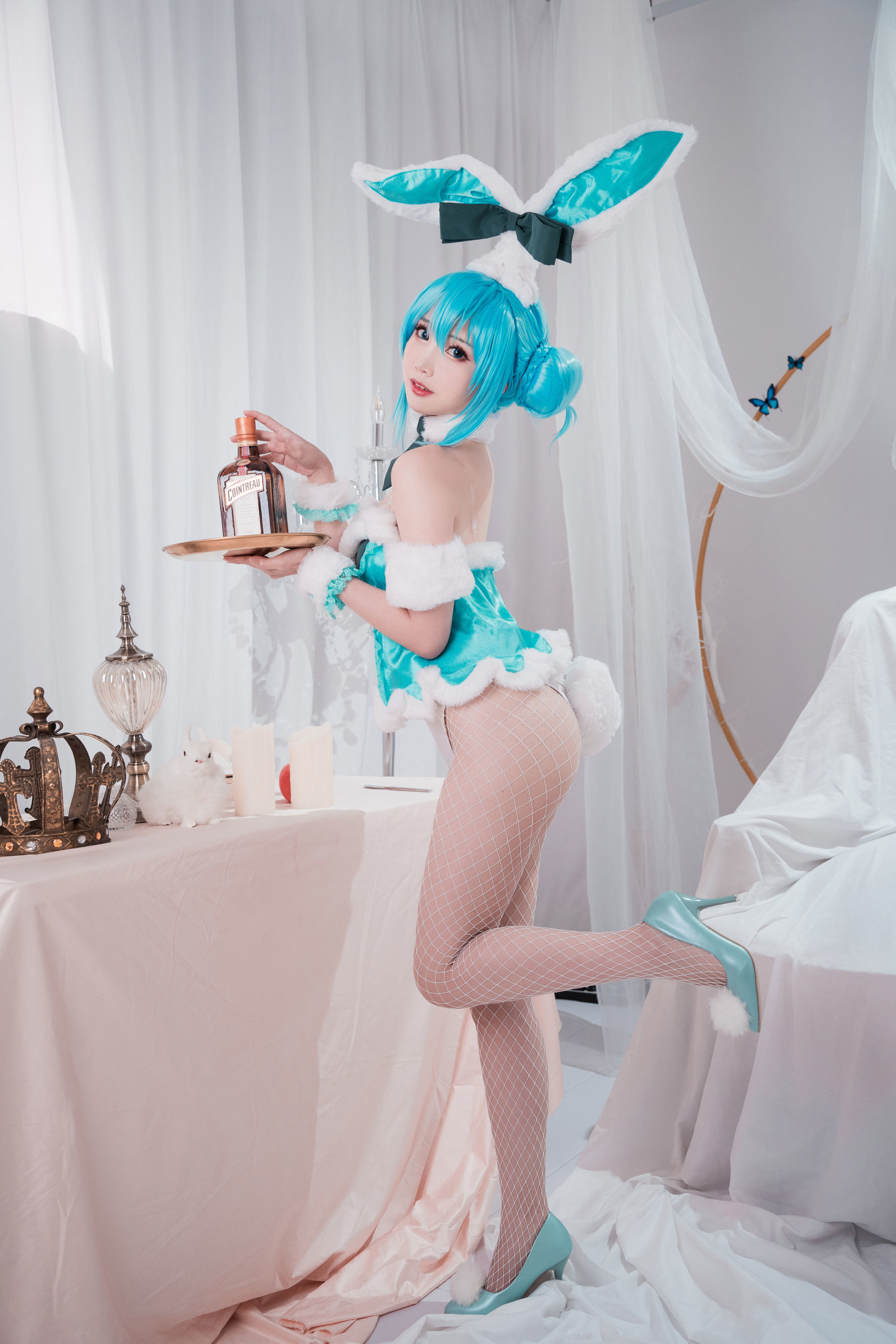 [网红COSER] 可爱人气Coser面饼仙儿 - 初音兔女郎  第21张