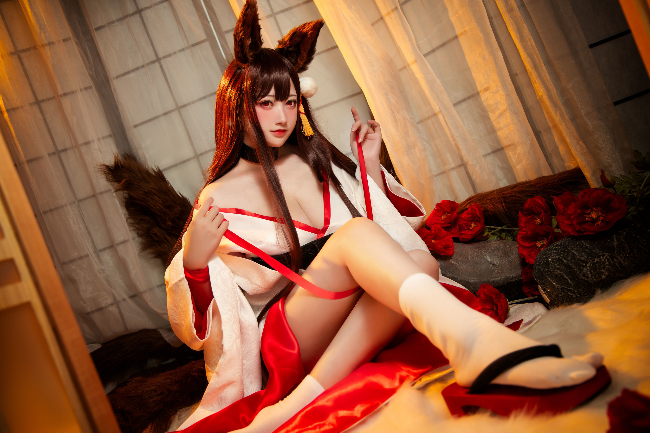 [网红COSER] 高颜值coser念念_D - 赤城 白 无垢  第6张