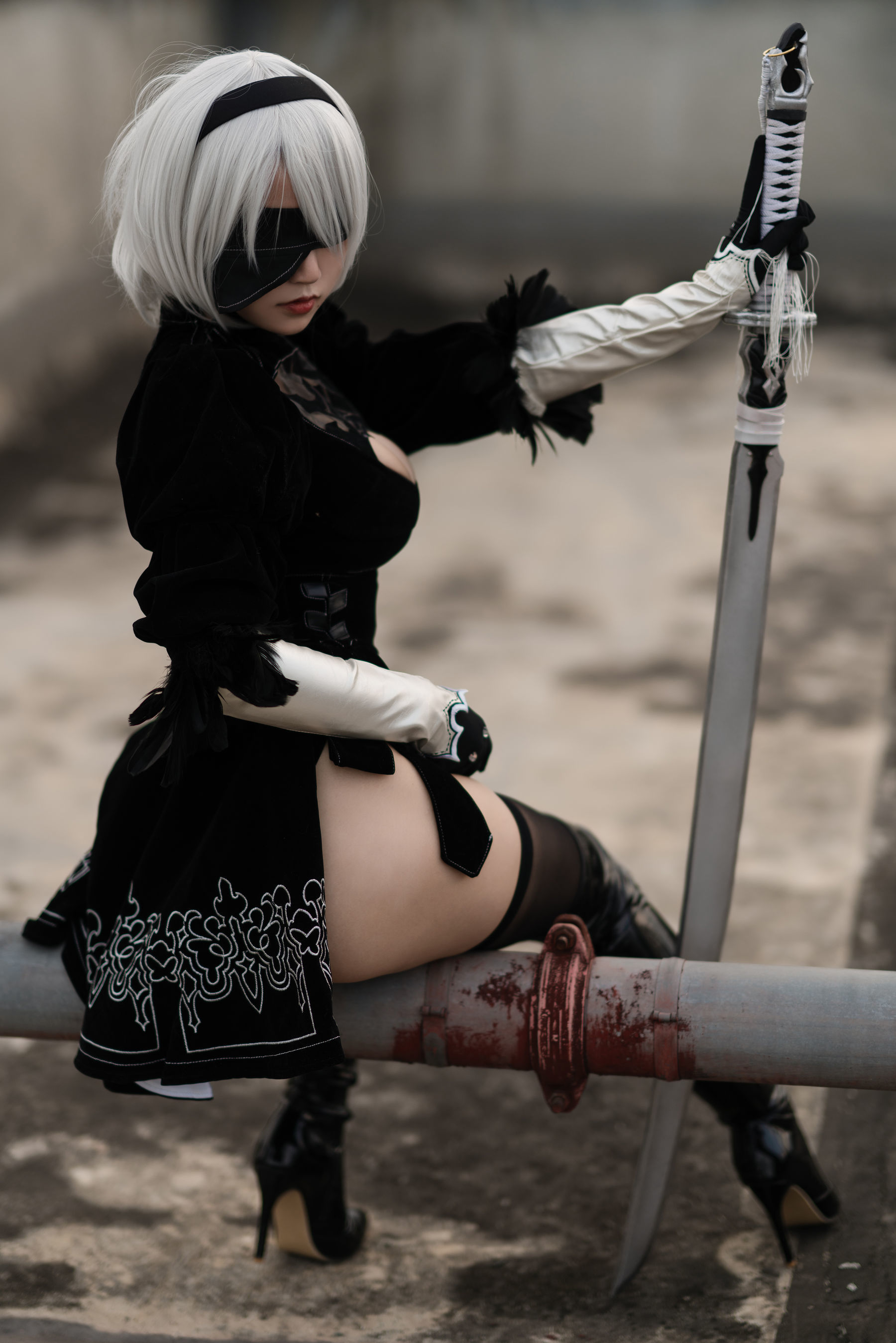 [网红COSER] 动漫博主小仓千代w - 舰长 2B原皮  第3张