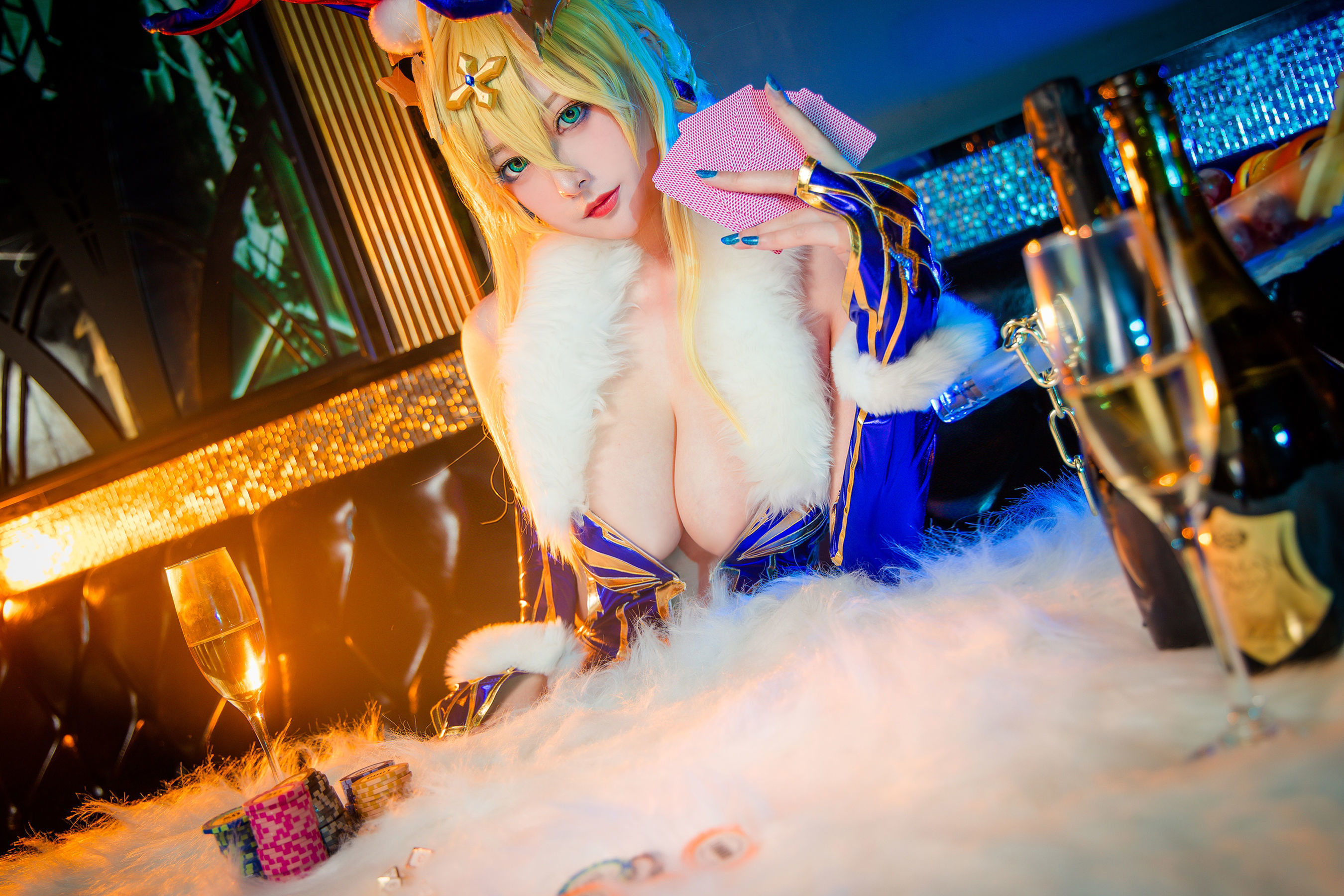  高颜值coser念念_D - 白枪呆兔女郎 第16张
