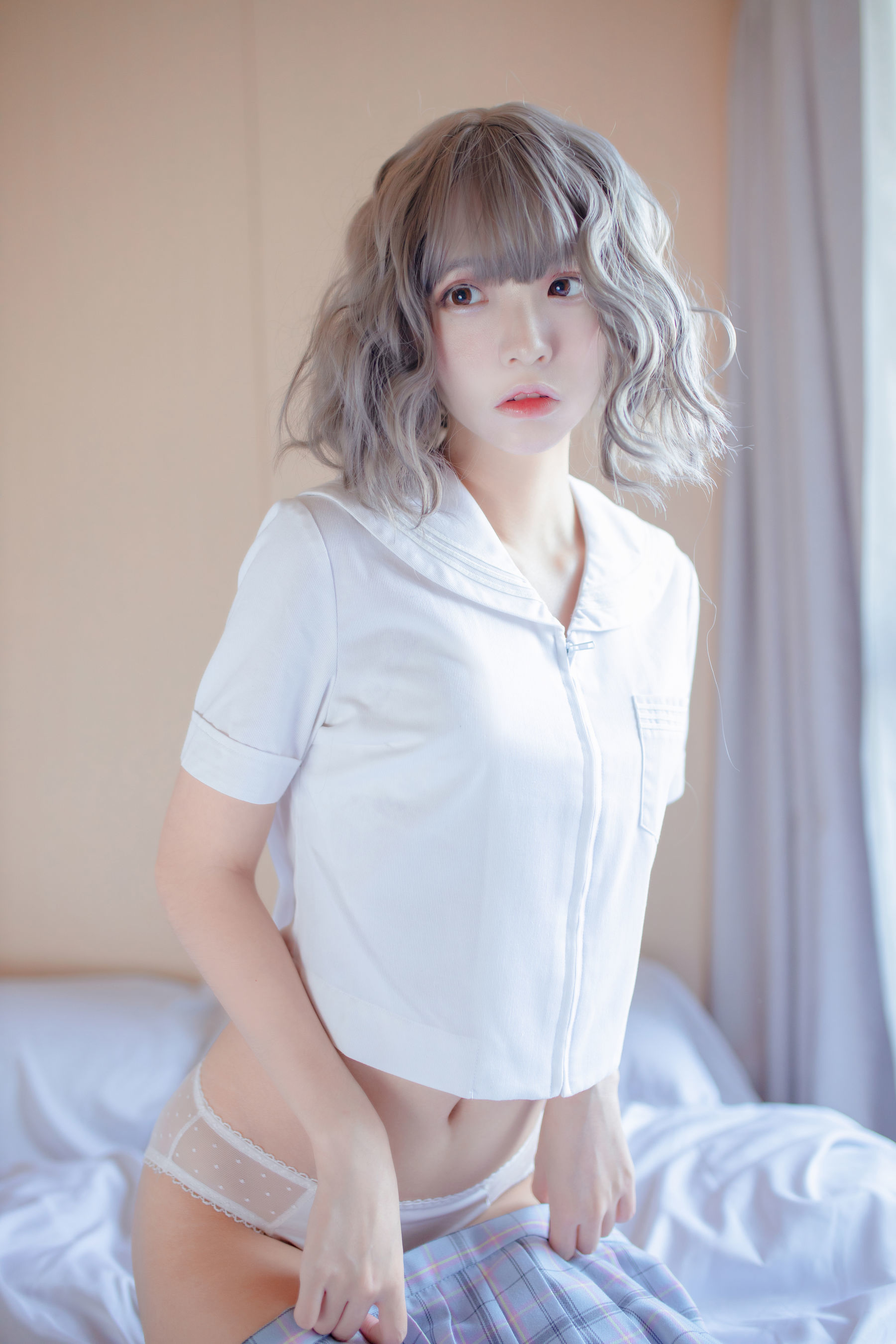 [网红COSER] 疯猫ss - 思绪之JK  第24张