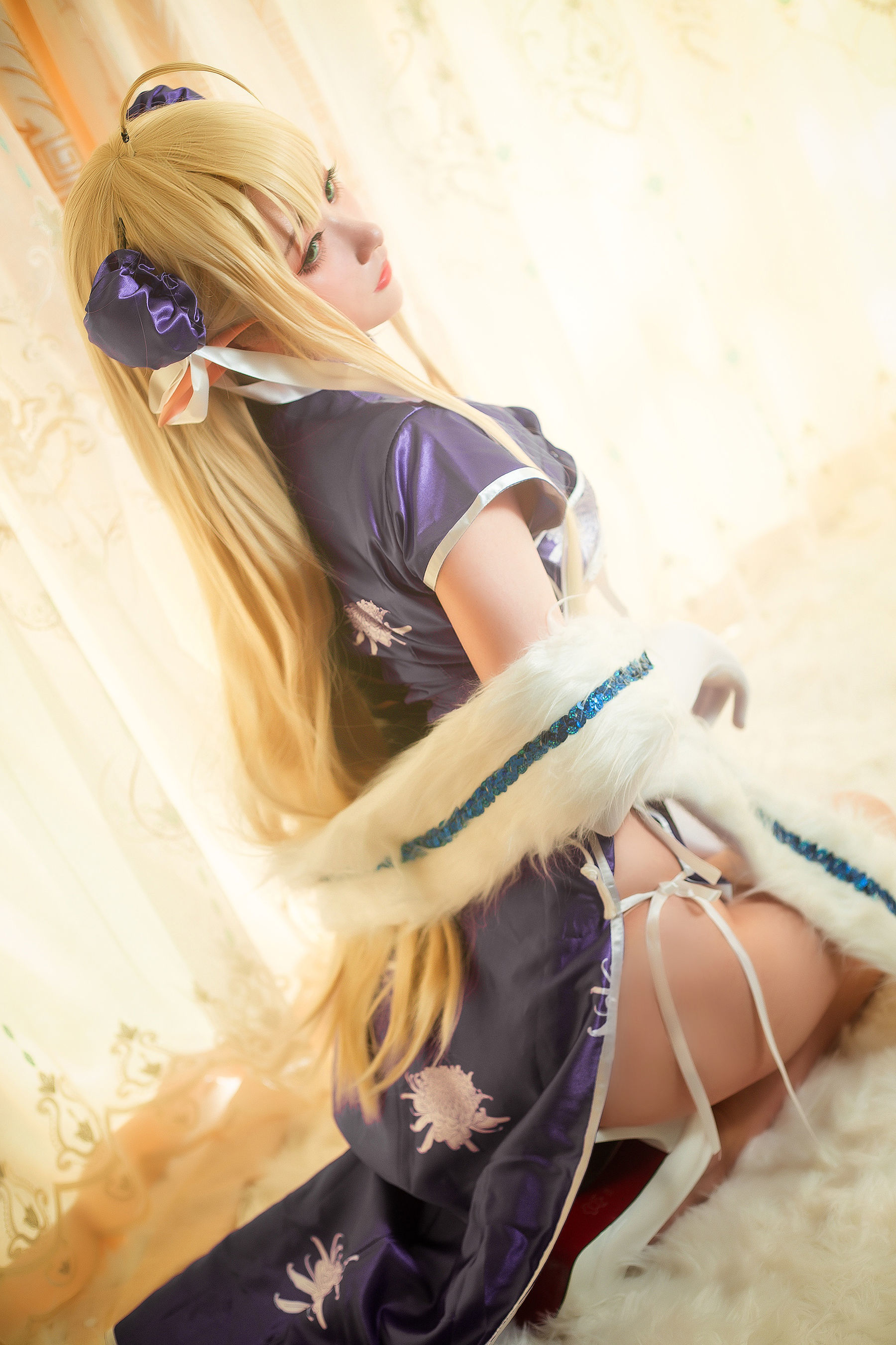 [网红COSER] 高颜值coser念念_D - 半人马旗袍  第3张