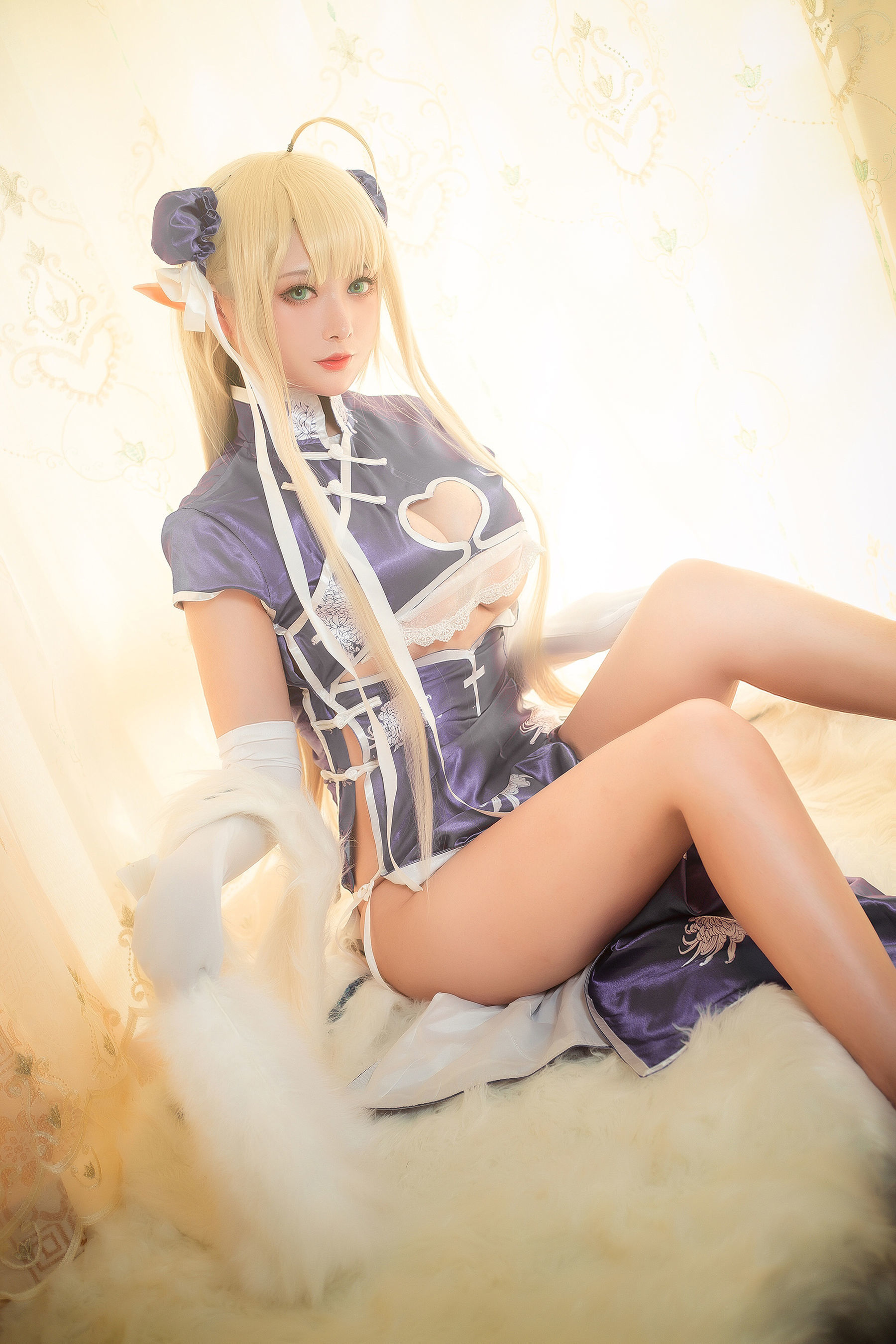 [网红COSER] 高颜值coser念念_D - 半人马旗袍  第9张