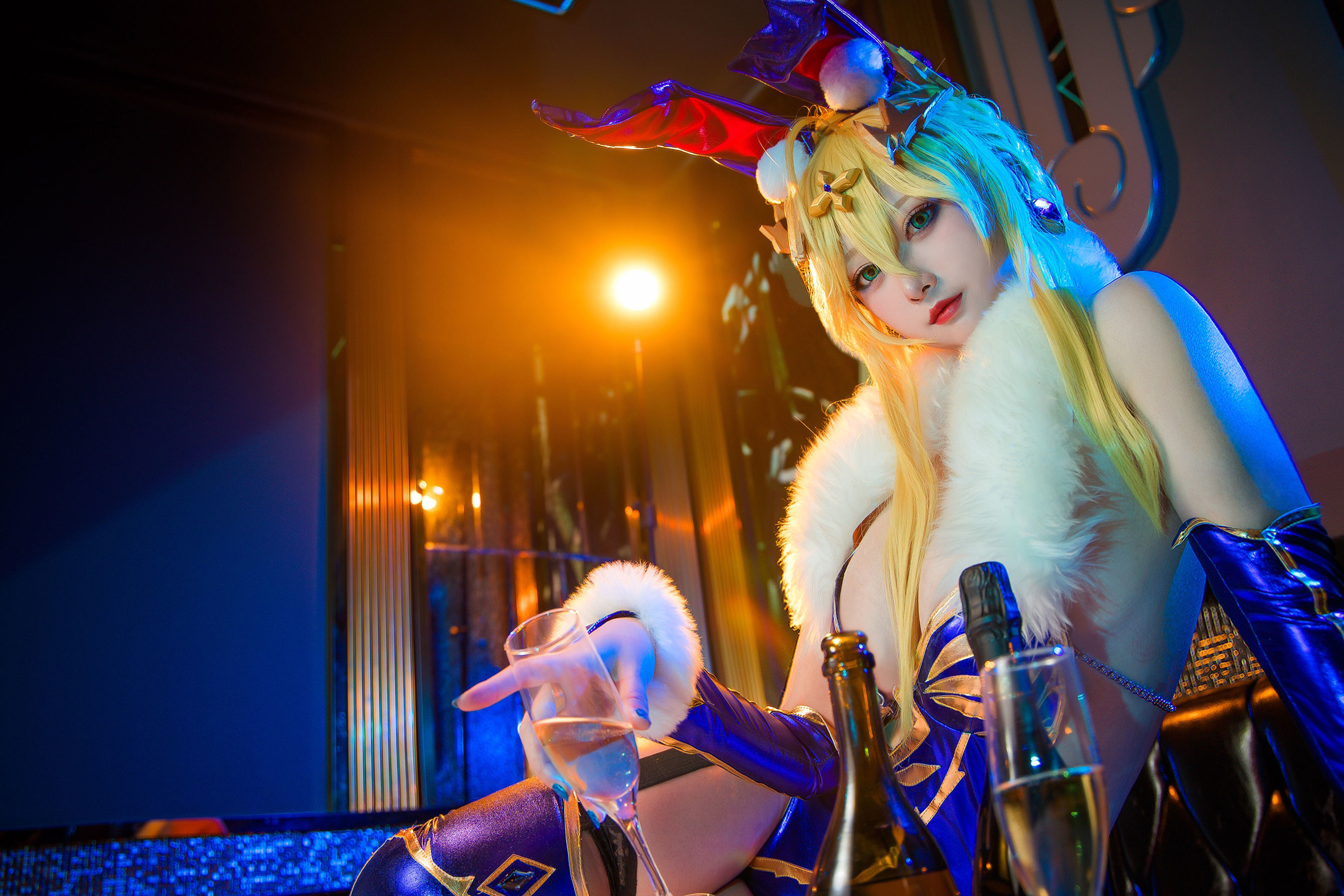  高颜值coser念念_D - 白枪呆兔女郎 第4张