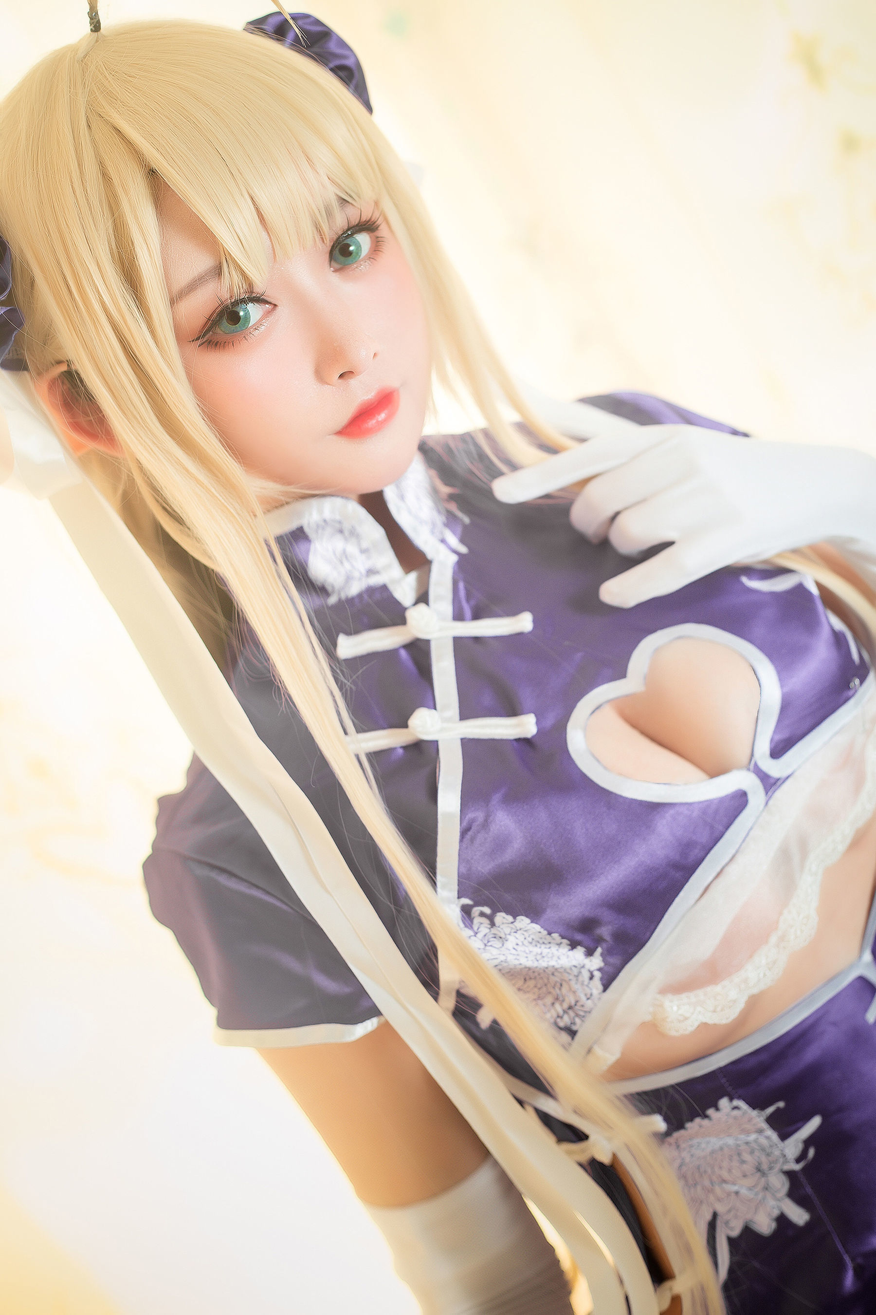 [网红COSER] 高颜值coser念念_D - 半人马旗袍  第5张