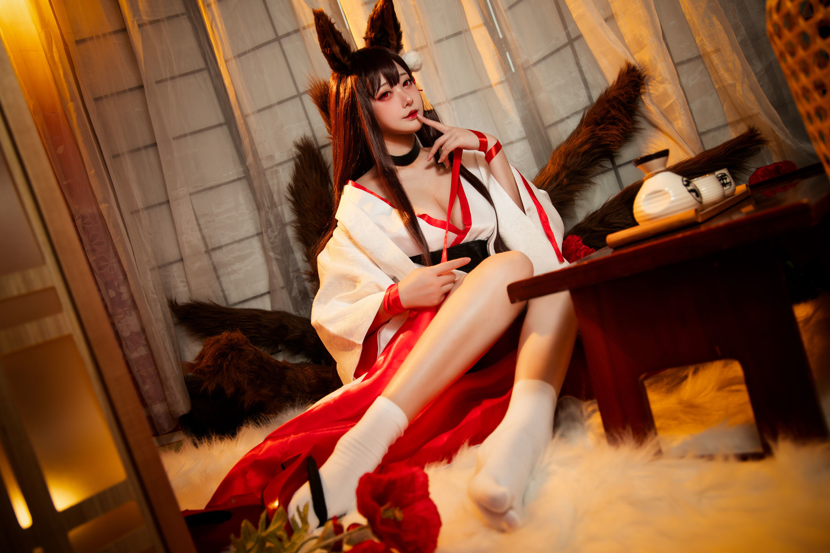 [网红COSER] 高颜值coser念念_D - 赤城 白 无垢  第16张