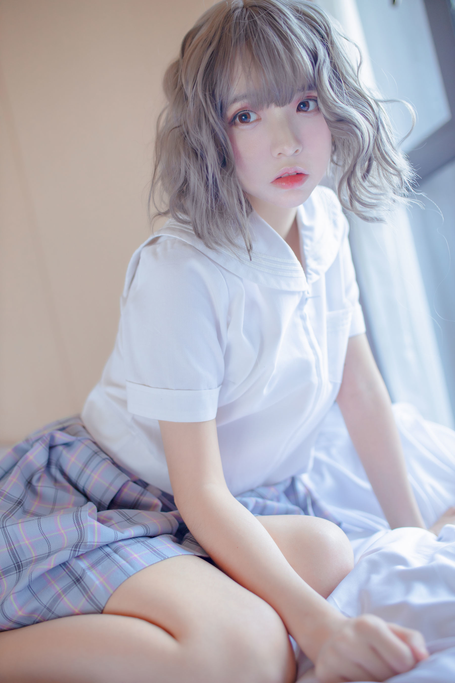 [网红COSER] 疯猫ss - 思绪之JK  第3张