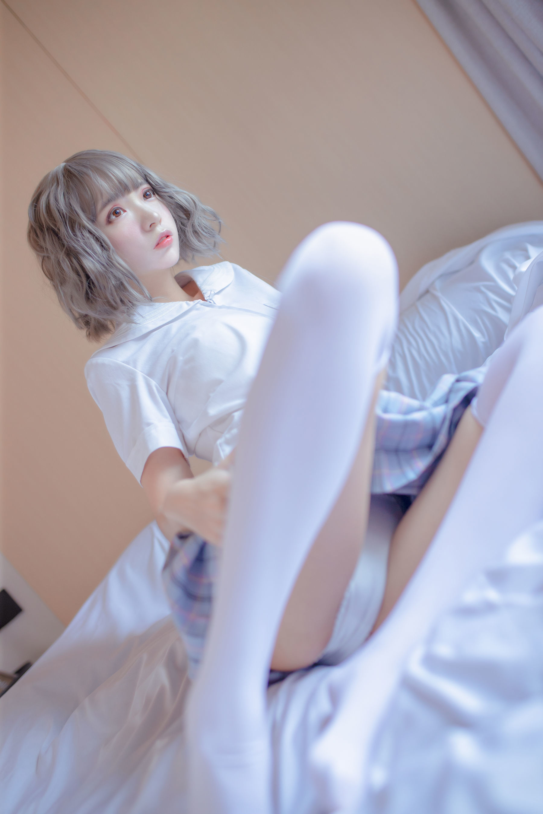 [网红COSER] 疯猫ss - 思绪之JK  第32张