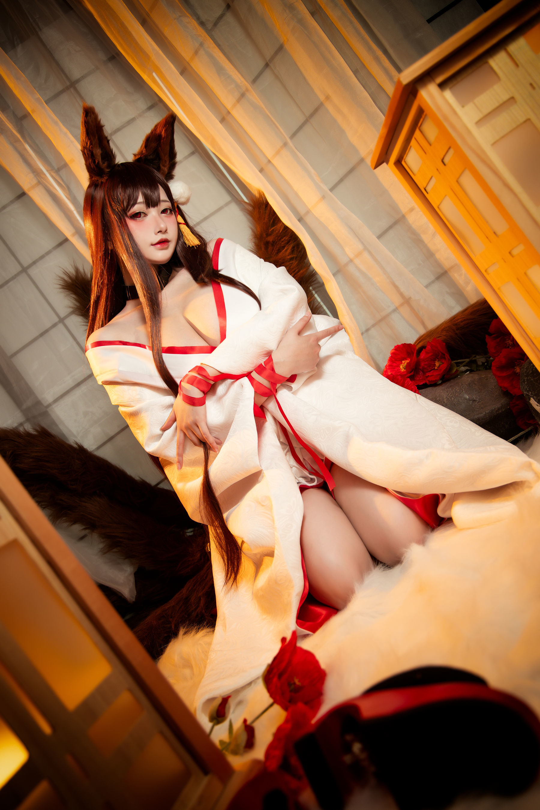 [网红COSER] 高颜值coser念念_D - 赤城 白 无垢  第3张