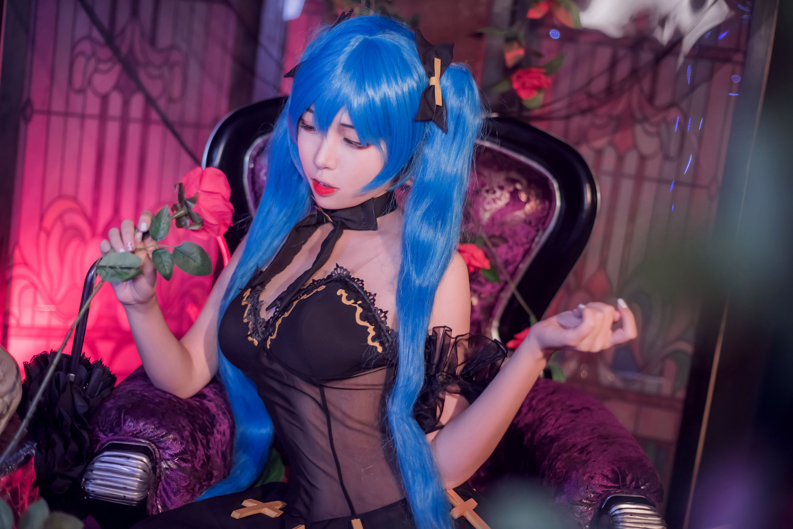 [Cosplay写真] 人气Coser二佐Nisa - 初音  第13张