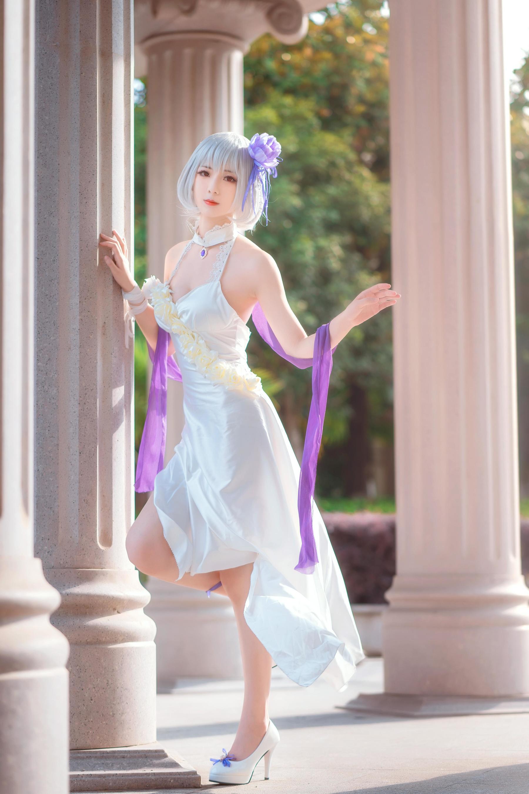 [Cosplay写真] 小姐姐弥音音ww - 天狼星 纯白蔷薇  第2张