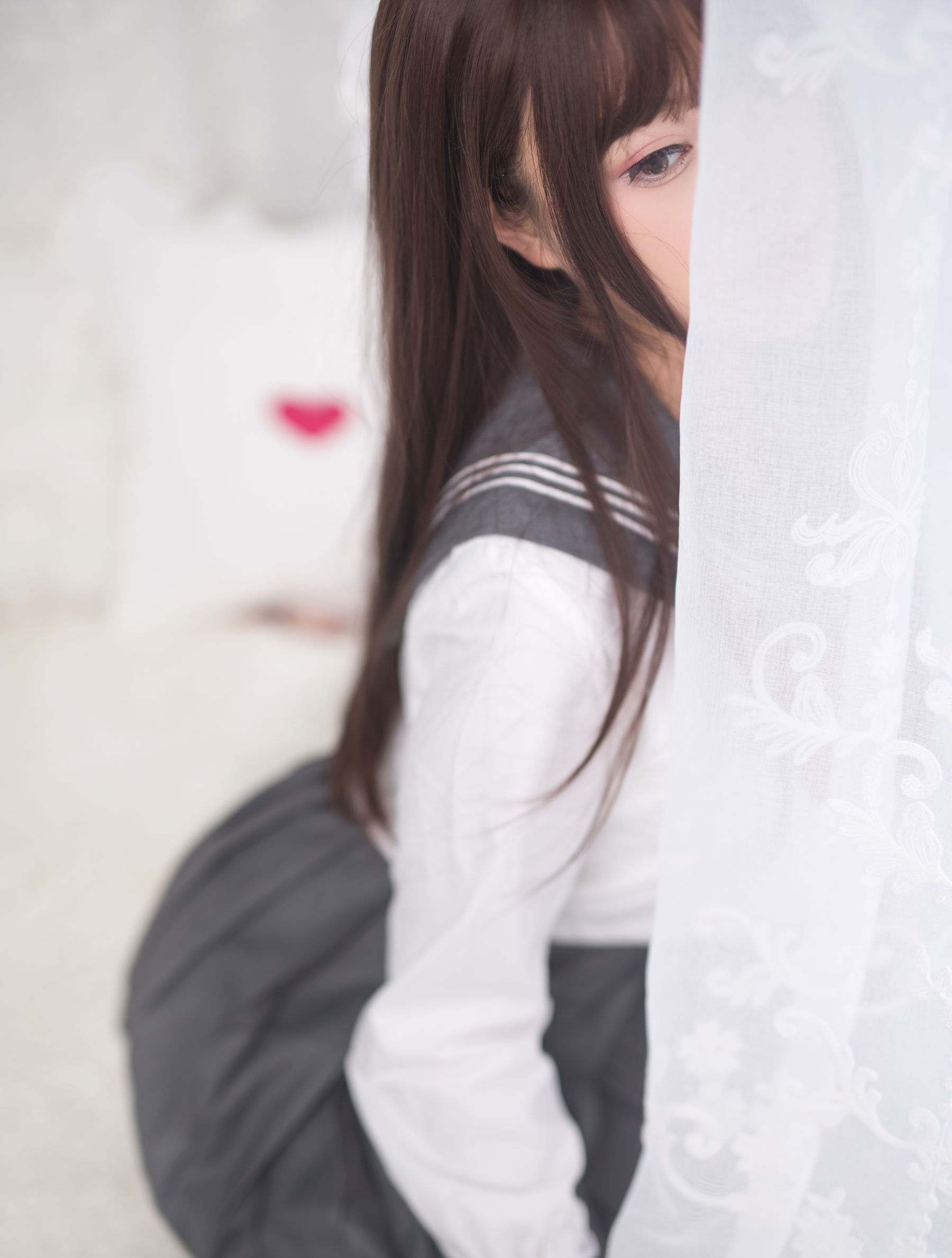 [Cosplay写真] 萌系小姐姐-白烨- - 黑丝制服少女  第9张
