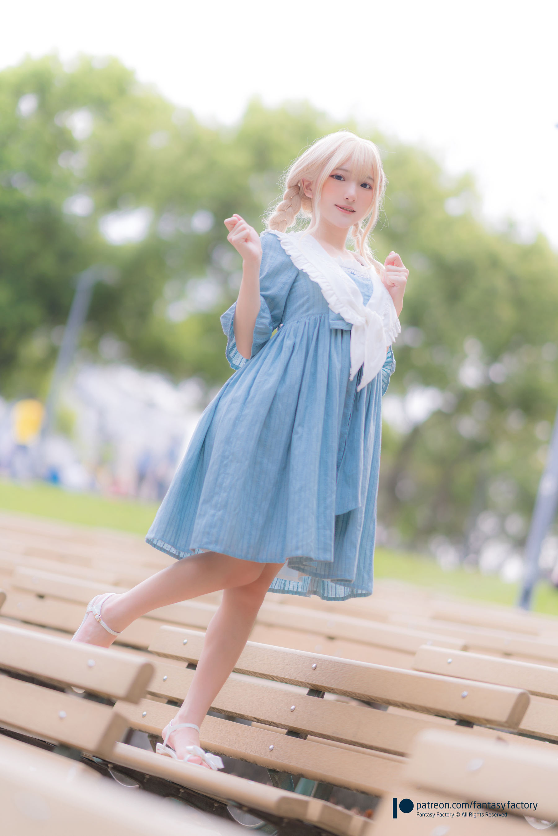 [Cosplay写真] 小丁 《Fantasy Factory》 - 2020.07 女仆 JK 死库水  第87张