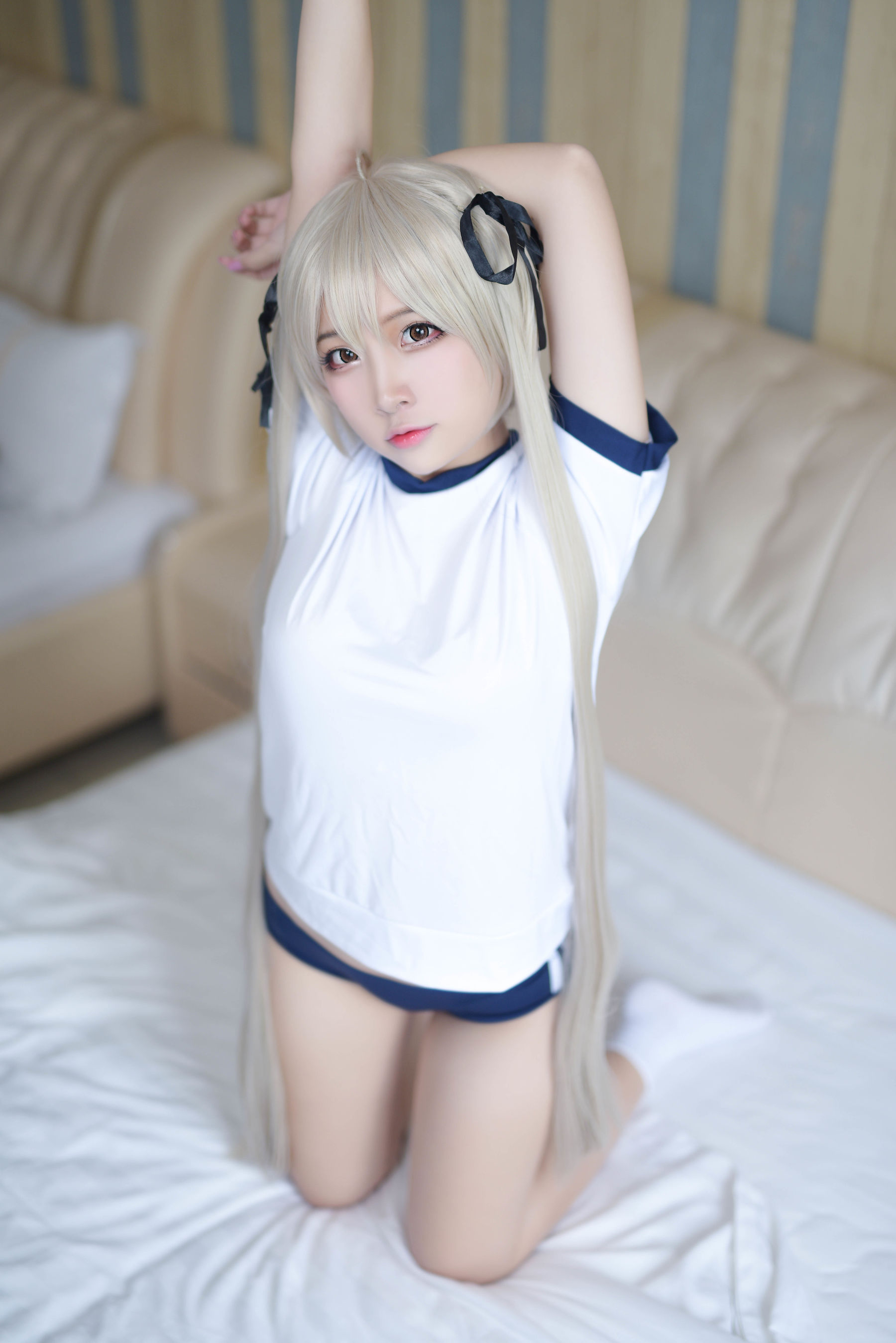 [Cosplay写真] 人气Coser二佐Nisa - 穹妹运动服  第14张