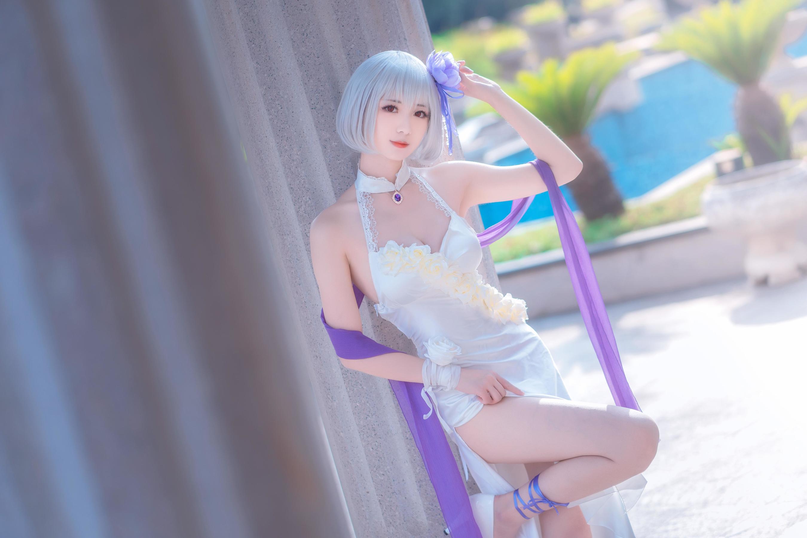 [Cosplay写真] 小姐姐弥音音ww - 天狼星 纯白蔷薇  第10张