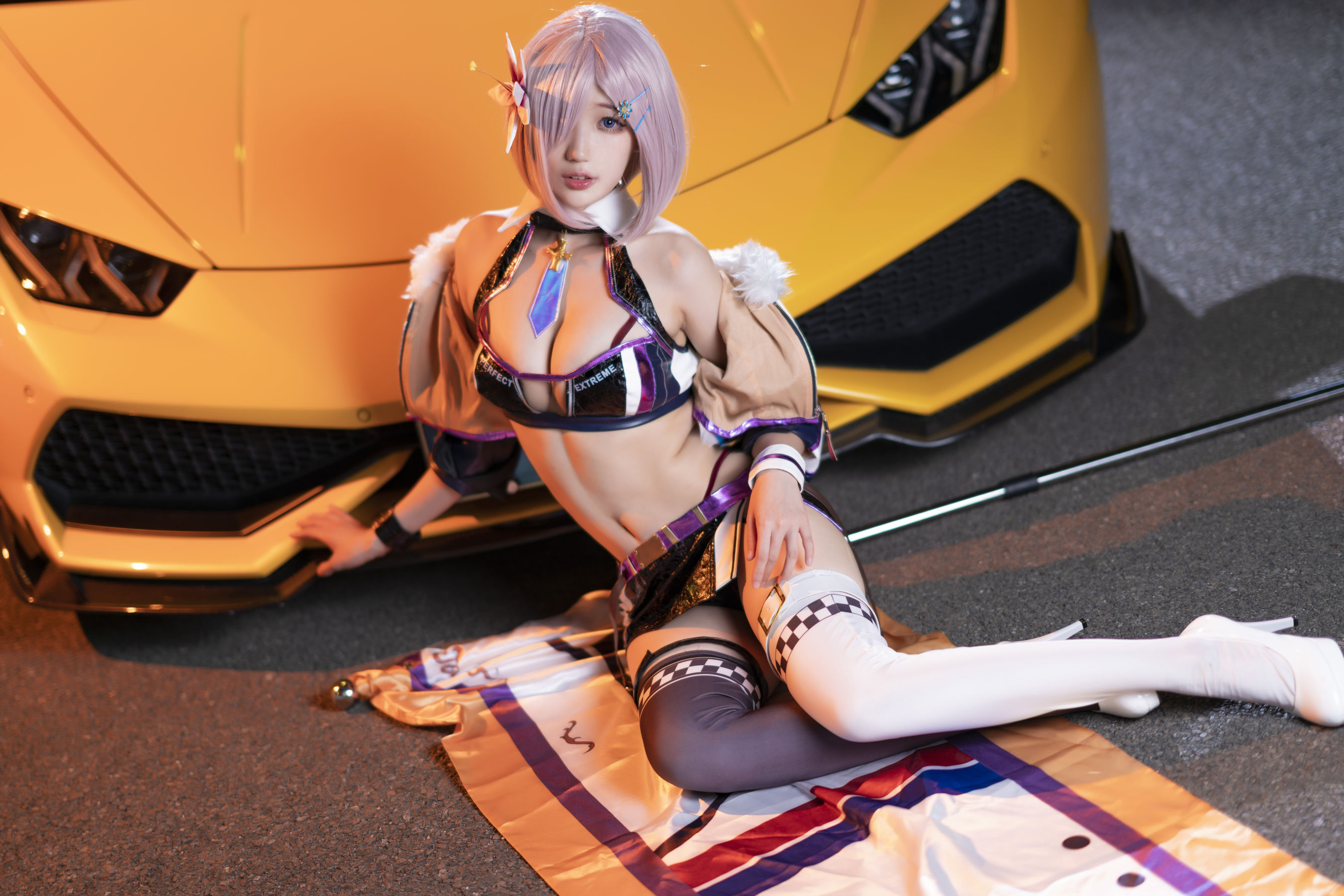 [Cosplay写真] 周叽是可爱兔兔 - 玛修赛车  第18张