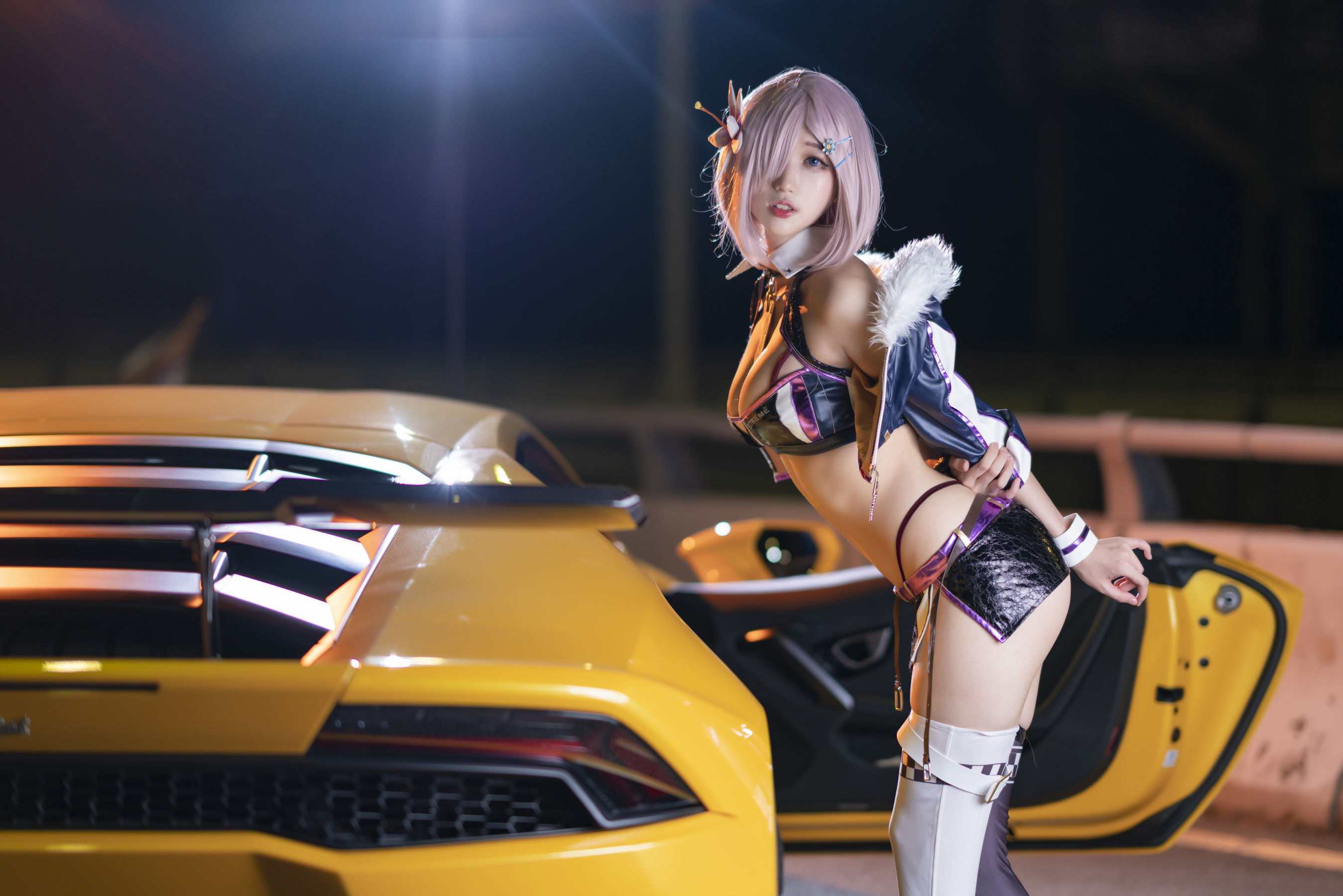 [Cosplay写真] 周叽是可爱兔兔 - 玛修赛车  第14张