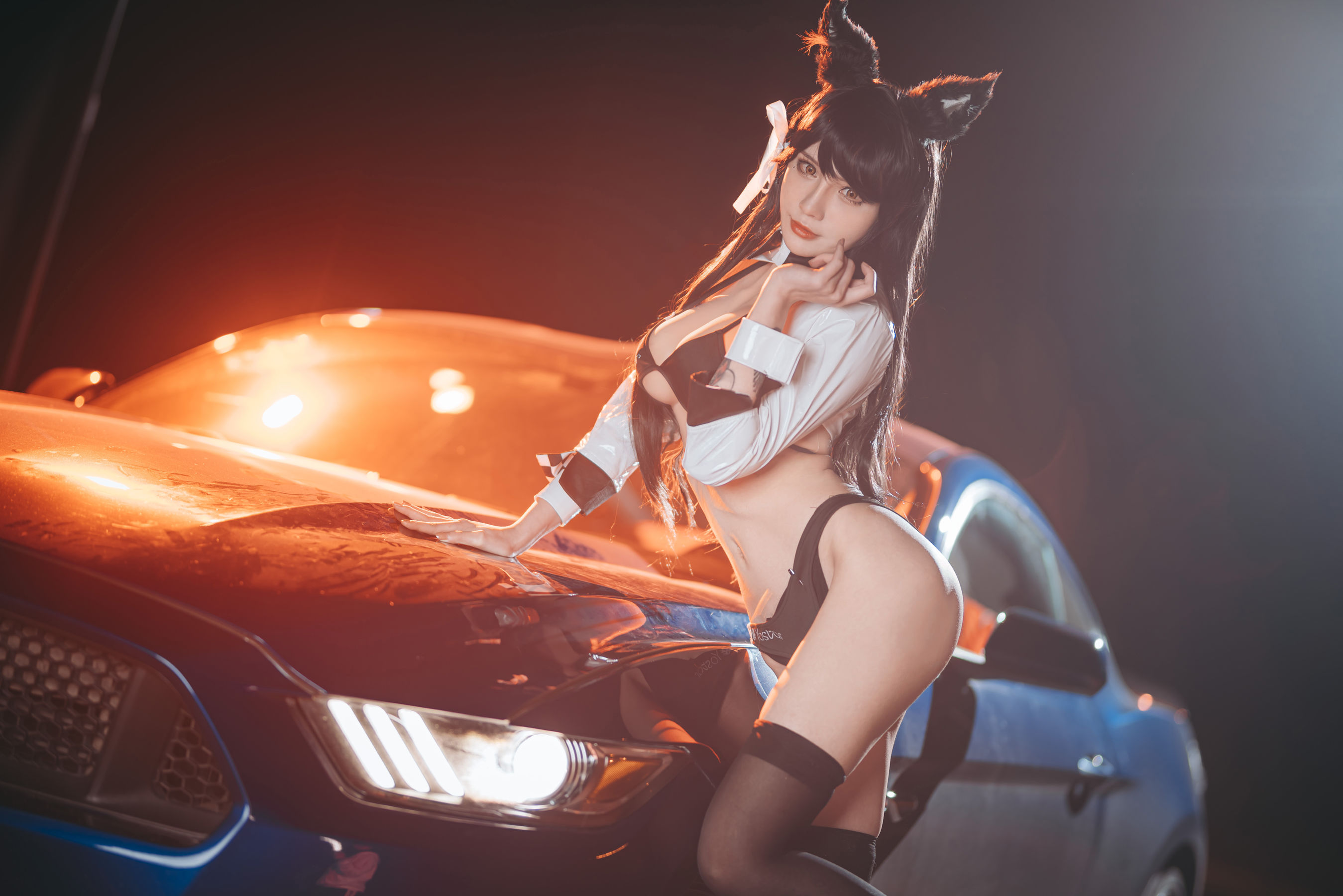 [Cosplay写真] 动漫博主一只冉呐 - 爱宕赛车  第16张