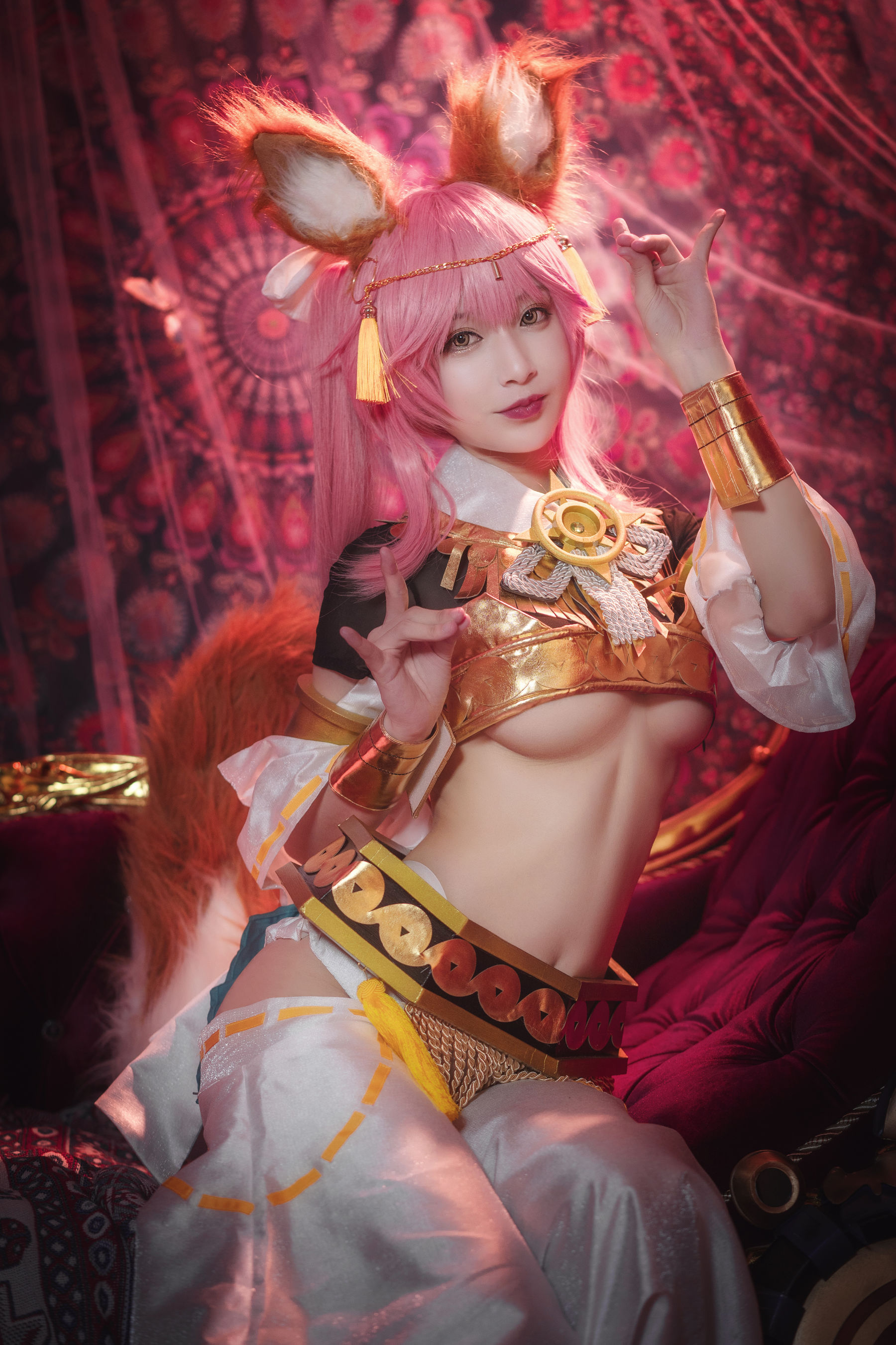 [Cosplay写真] 动漫博主铁板烧鬼舞w - 玉藻前 神话  第12张