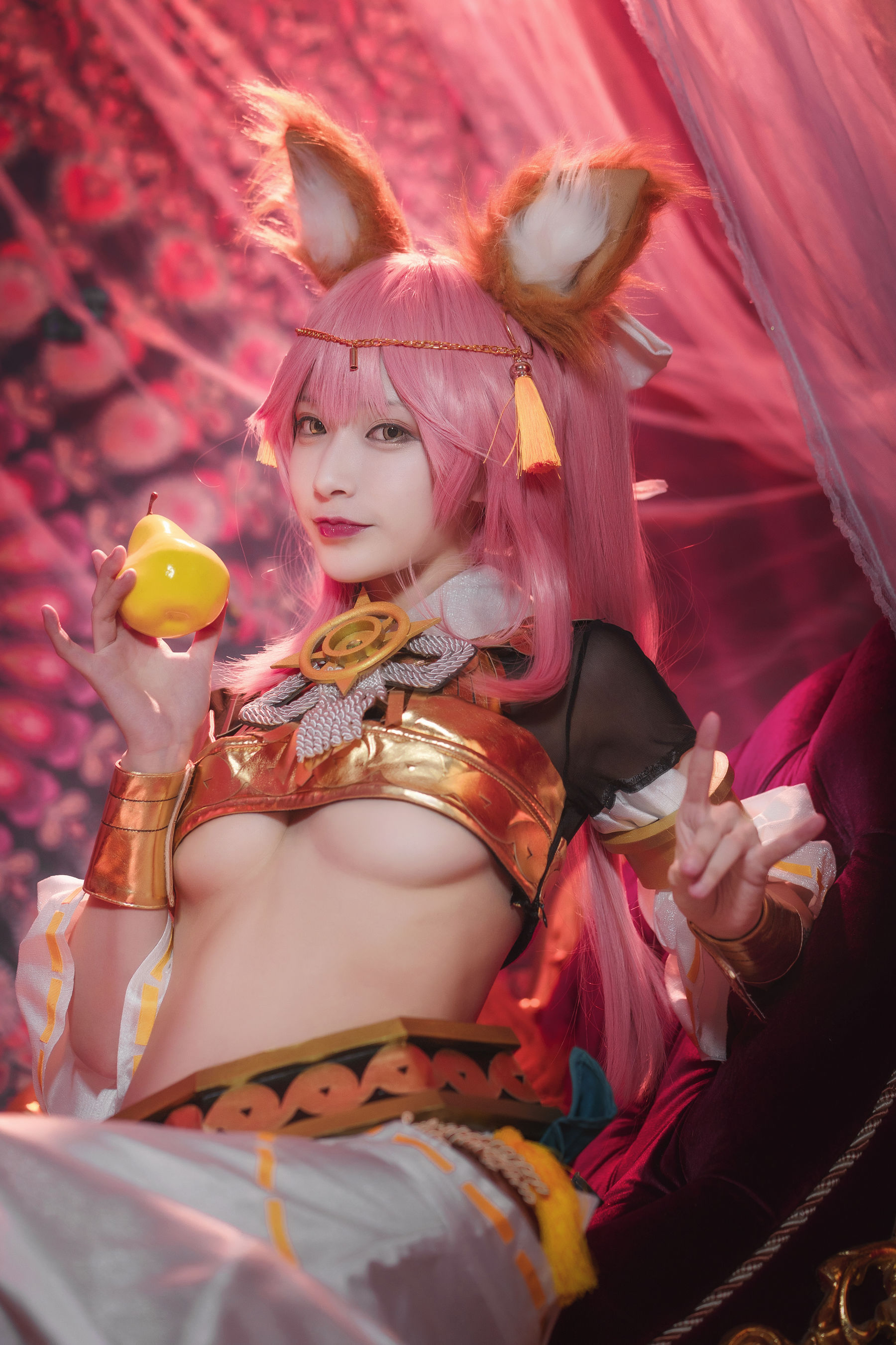 [Cosplay写真] 动漫博主铁板烧鬼舞w - 玉藻前 神话  第5张