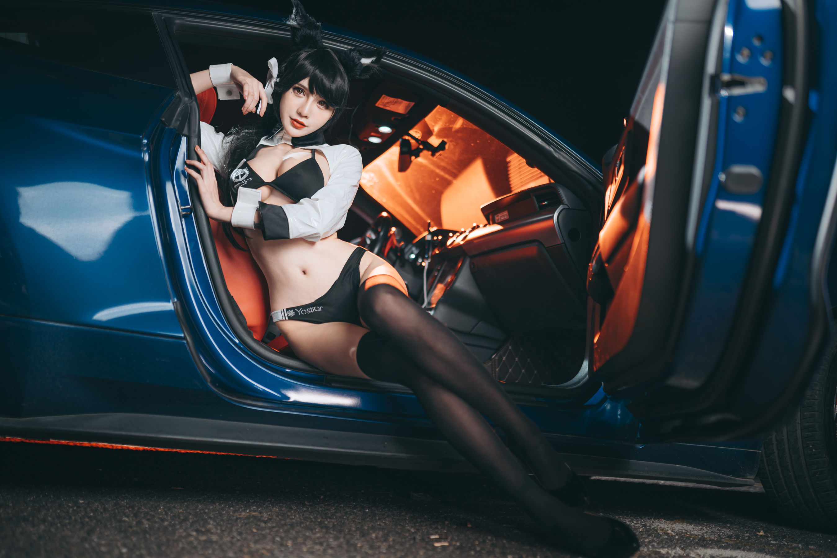 [Cosplay写真] 动漫博主一只冉呐 - 爱宕赛车  第5张