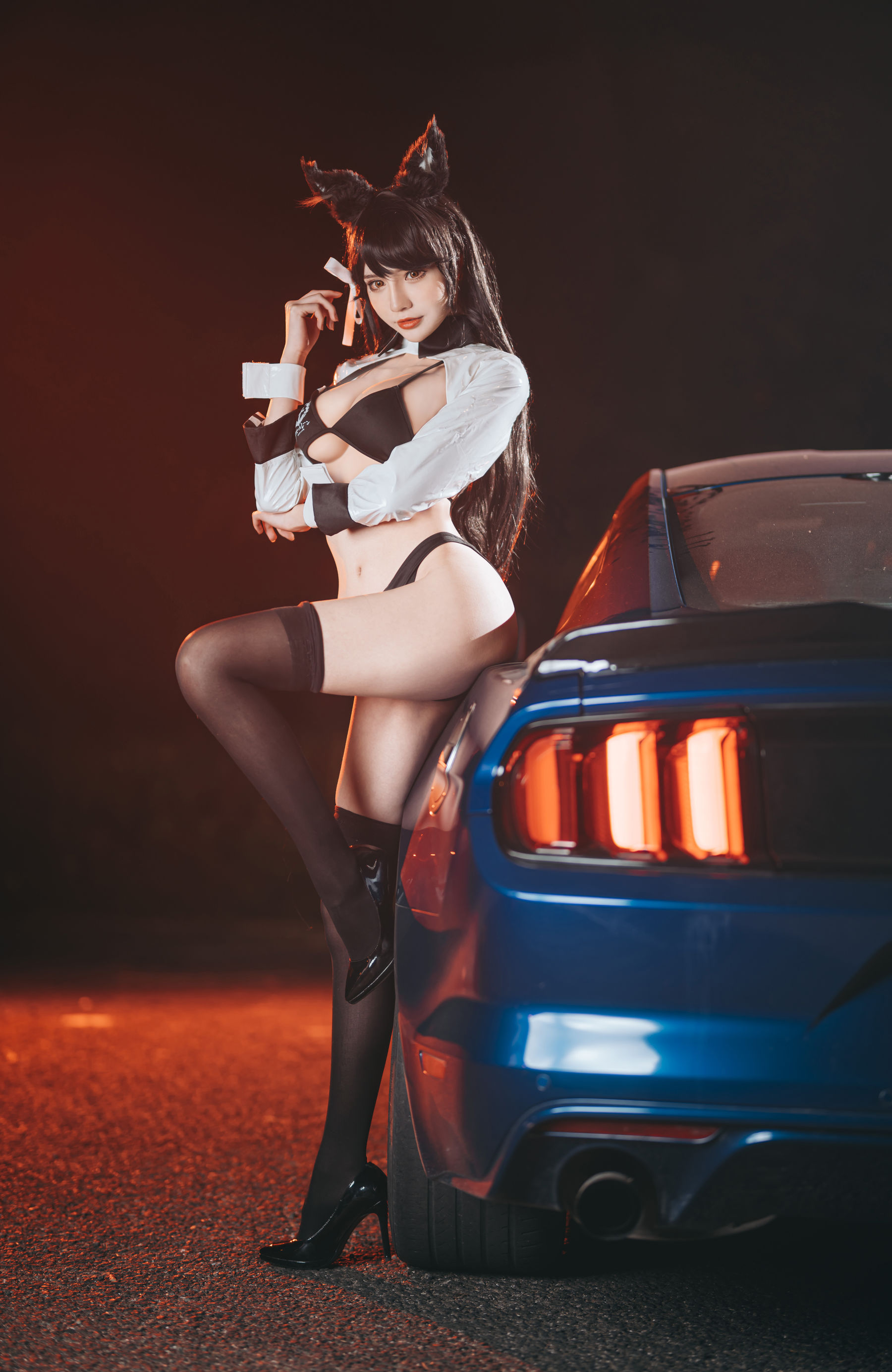 [Cosplay写真] 动漫博主一只冉呐 - 爱宕赛车  第5张