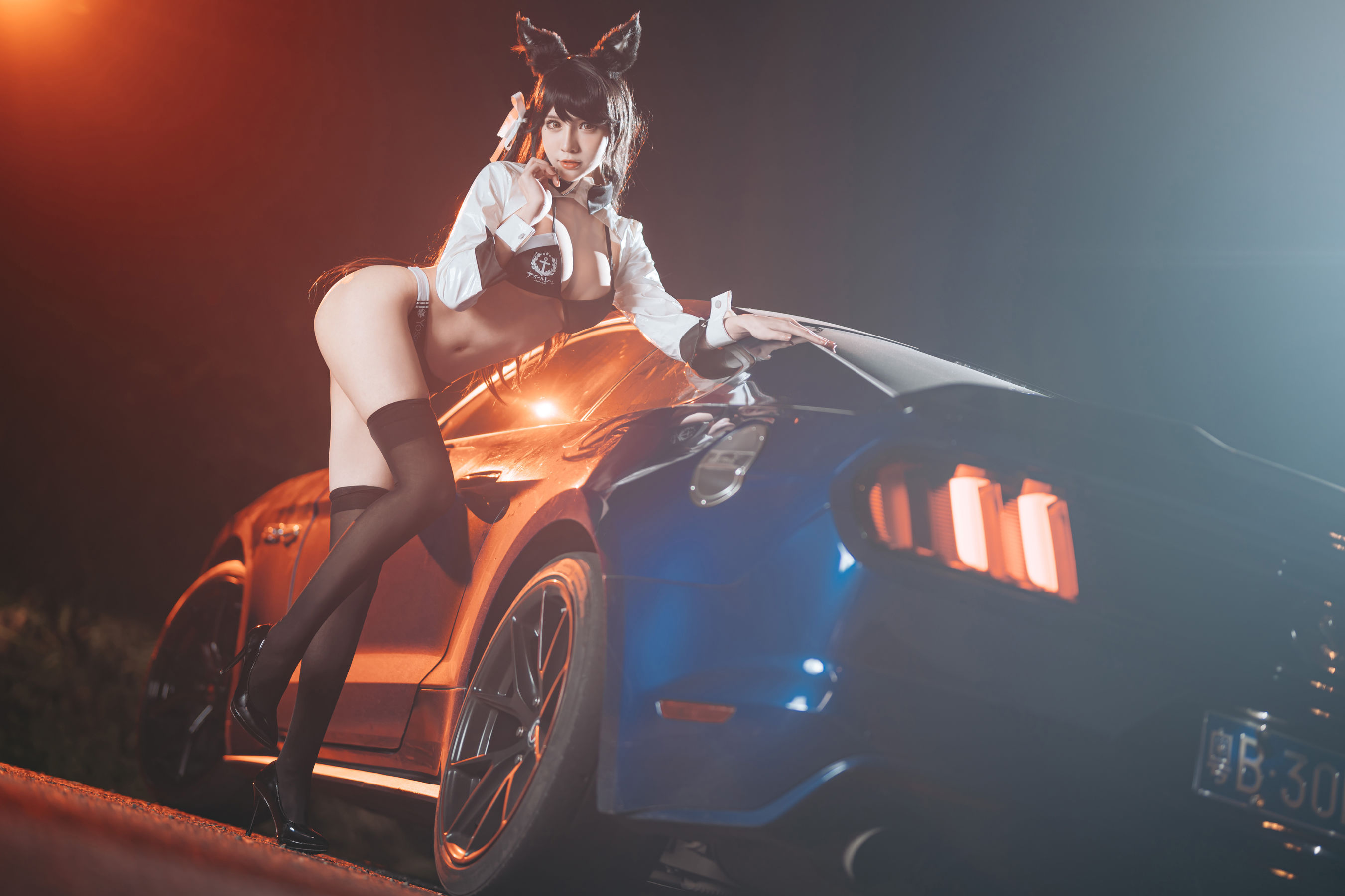 [Cosplay写真] 动漫博主一只冉呐 - 爱宕赛车  第10张