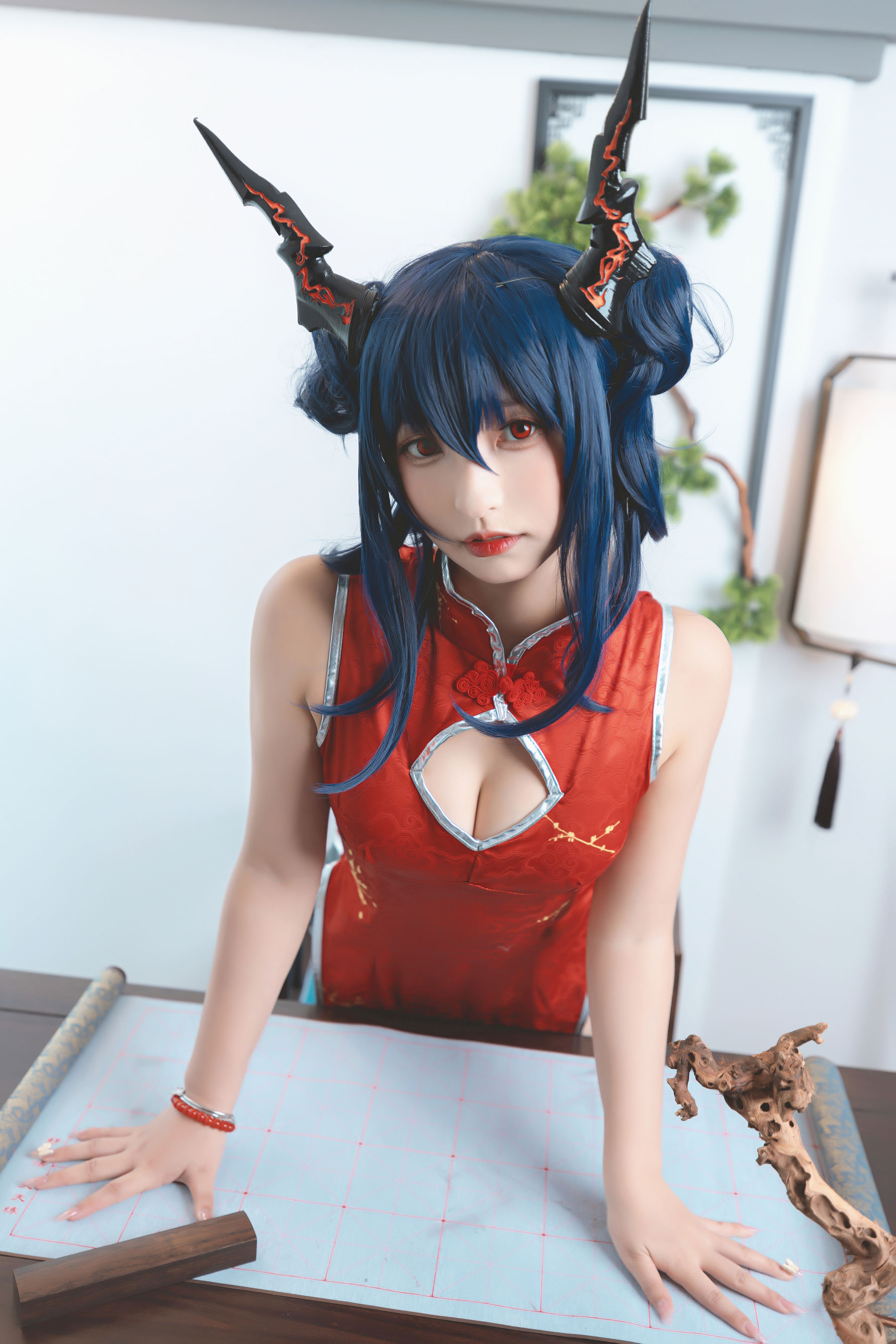 [Cosplay写真] 萝莉神楽坂真冬 - 旗袍魔女  第6张