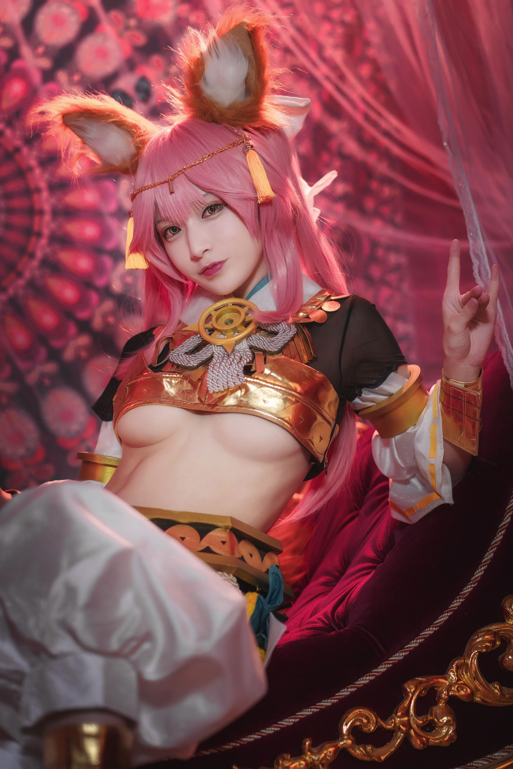 [Cosplay写真] 动漫博主铁板烧鬼舞w - 玉藻前 神话  第5张