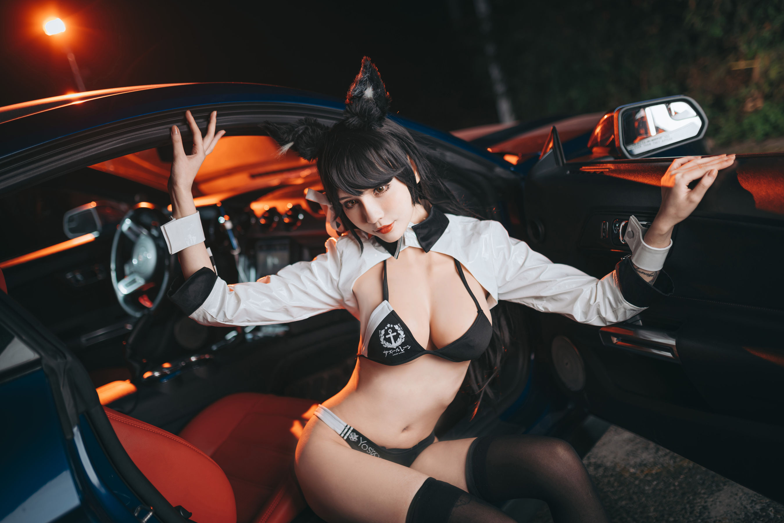 [Cosplay写真] 动漫博主一只冉呐 - 爱宕赛车  第5张