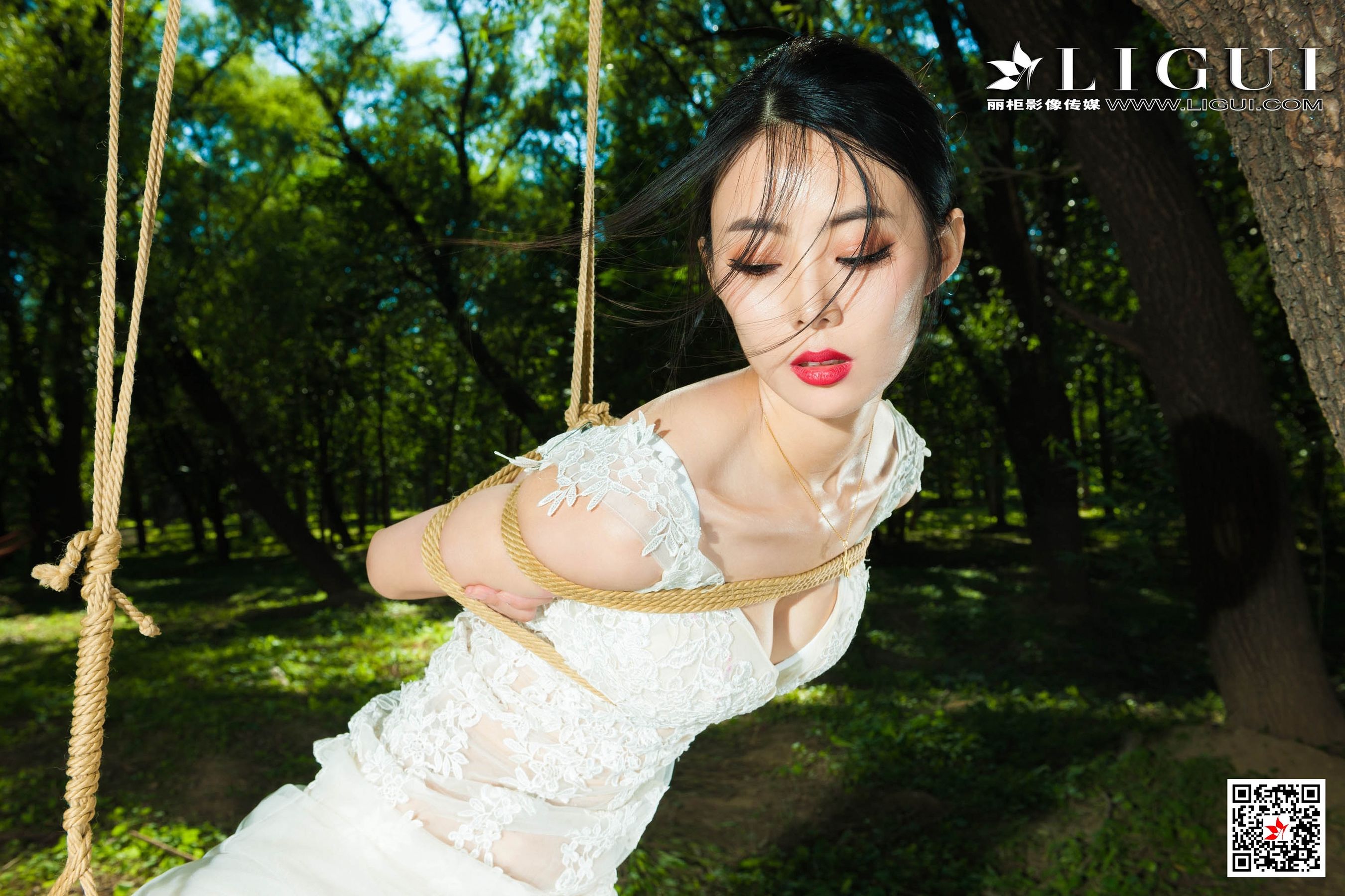 [丽柜美束Ligui] 网络丽人 Model 白雪  第45张