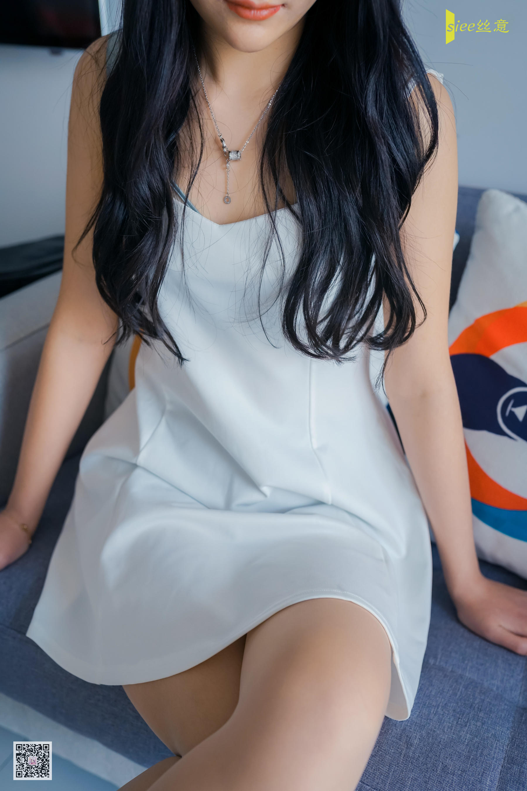 [丝意SIEE] No.469 筠筠 白色连衣裙  第15张