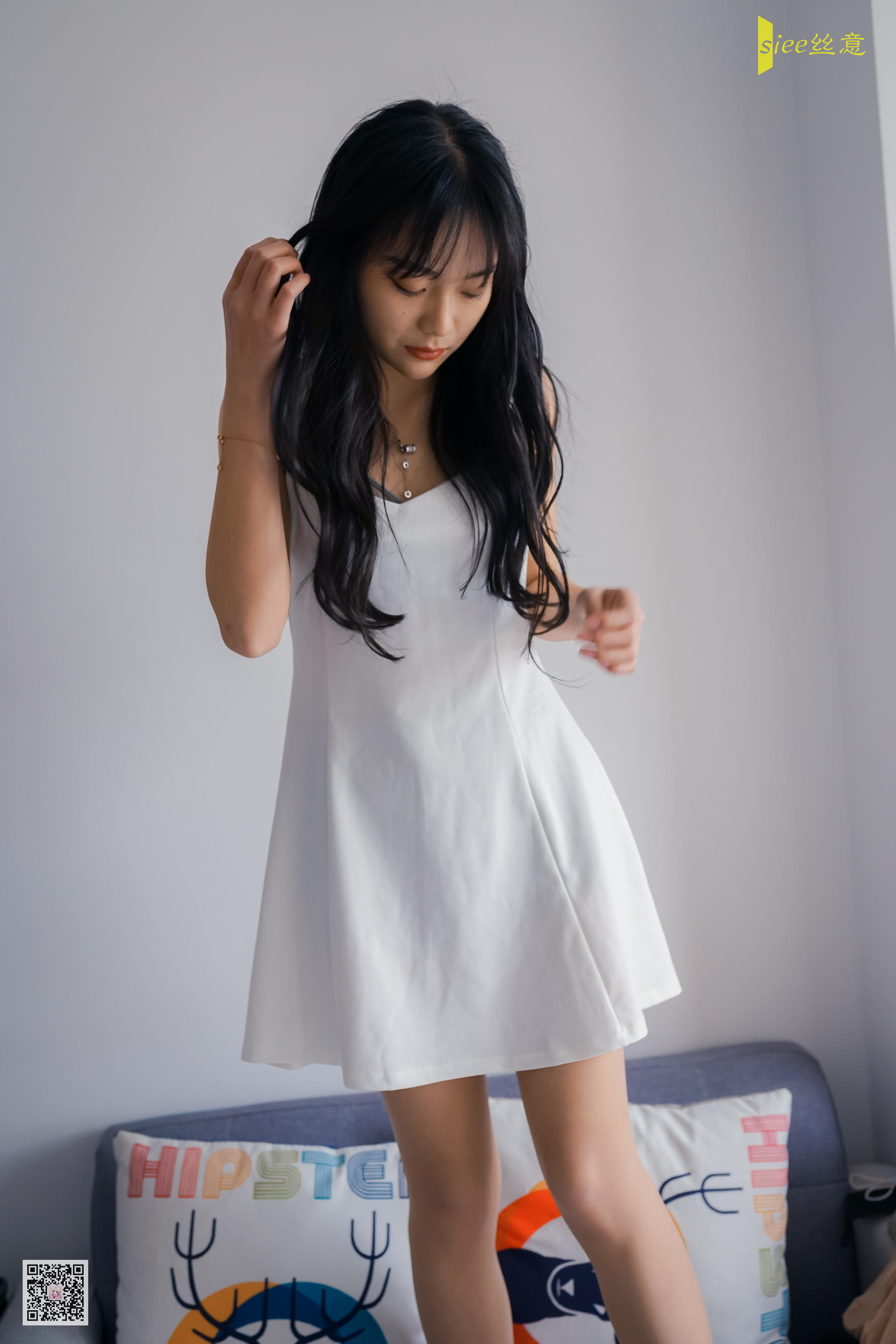 [丝意SIEE] No.469 筠筠 白色连衣裙  第68张