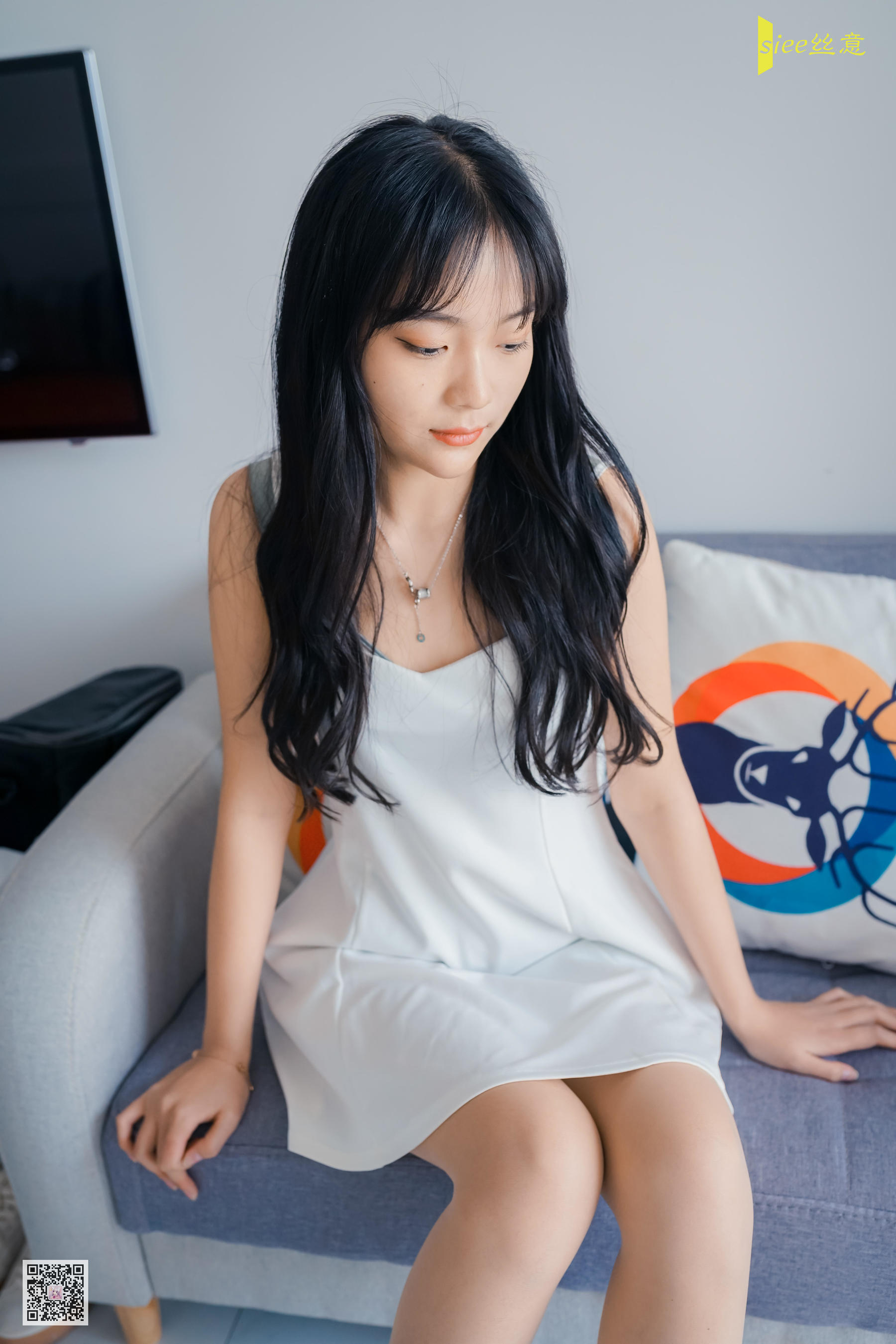 [丝意SIEE] No.469 筠筠 白色连衣裙  第71张