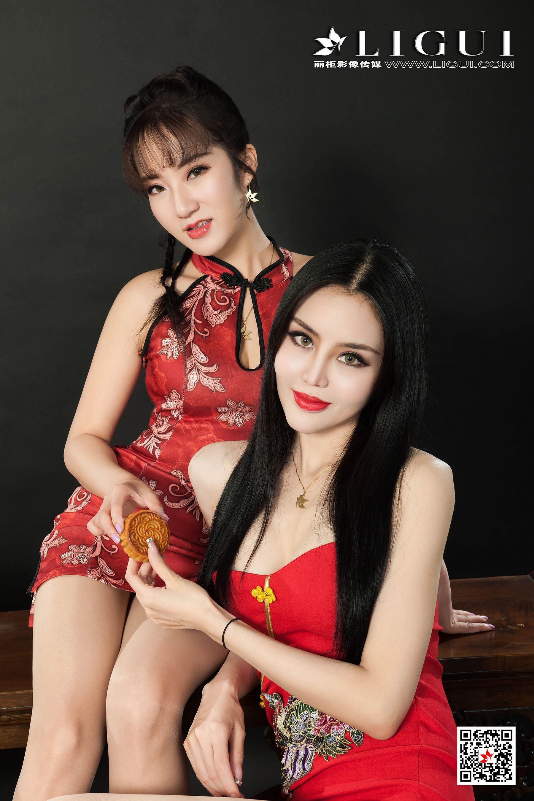 [丽柜Ligui] 网络丽人 Model 汐汐& 凉儿  第8张
