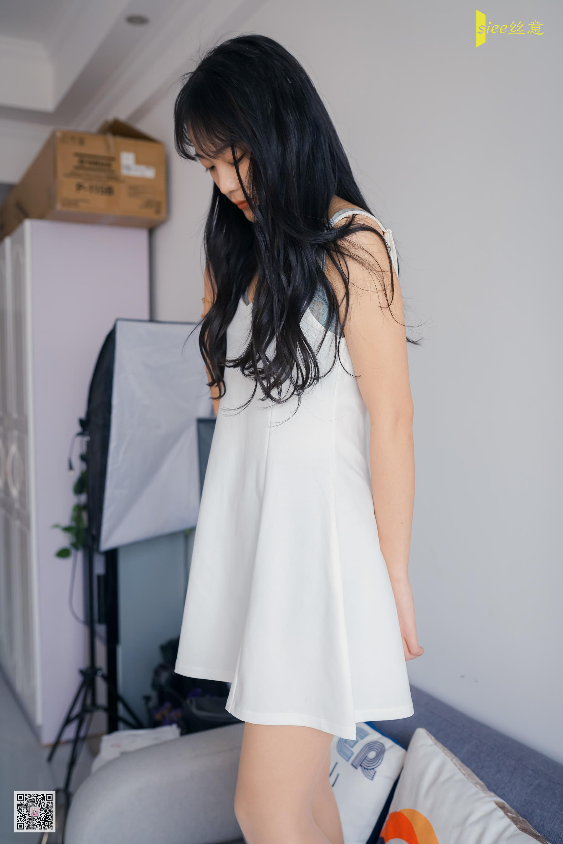 [丝意SIEE] No.469 筠筠 白色连衣裙  第72张
