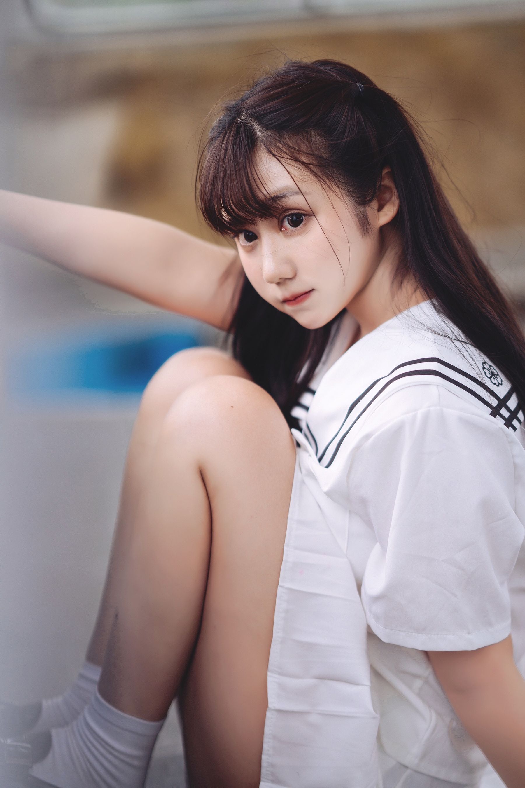  微博福利姬镜酱 - 静夏之JK少女 第1张