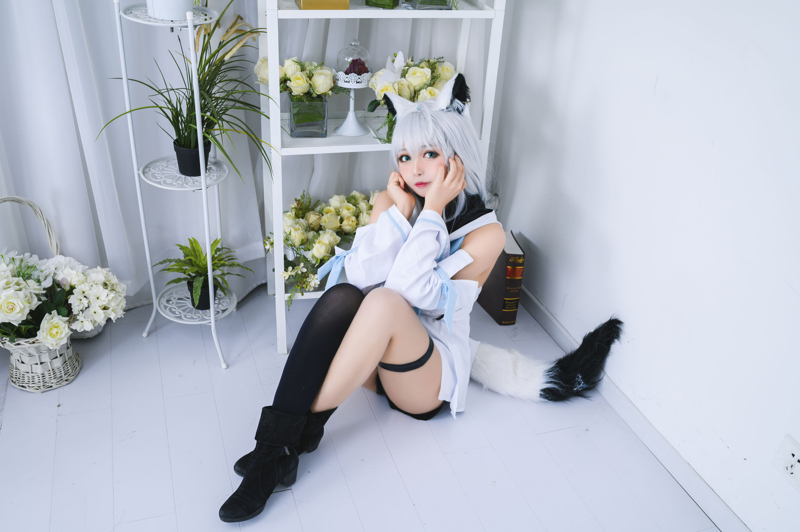  大眼萌妹黑猫猫OvO - 白上吹雪 第16张