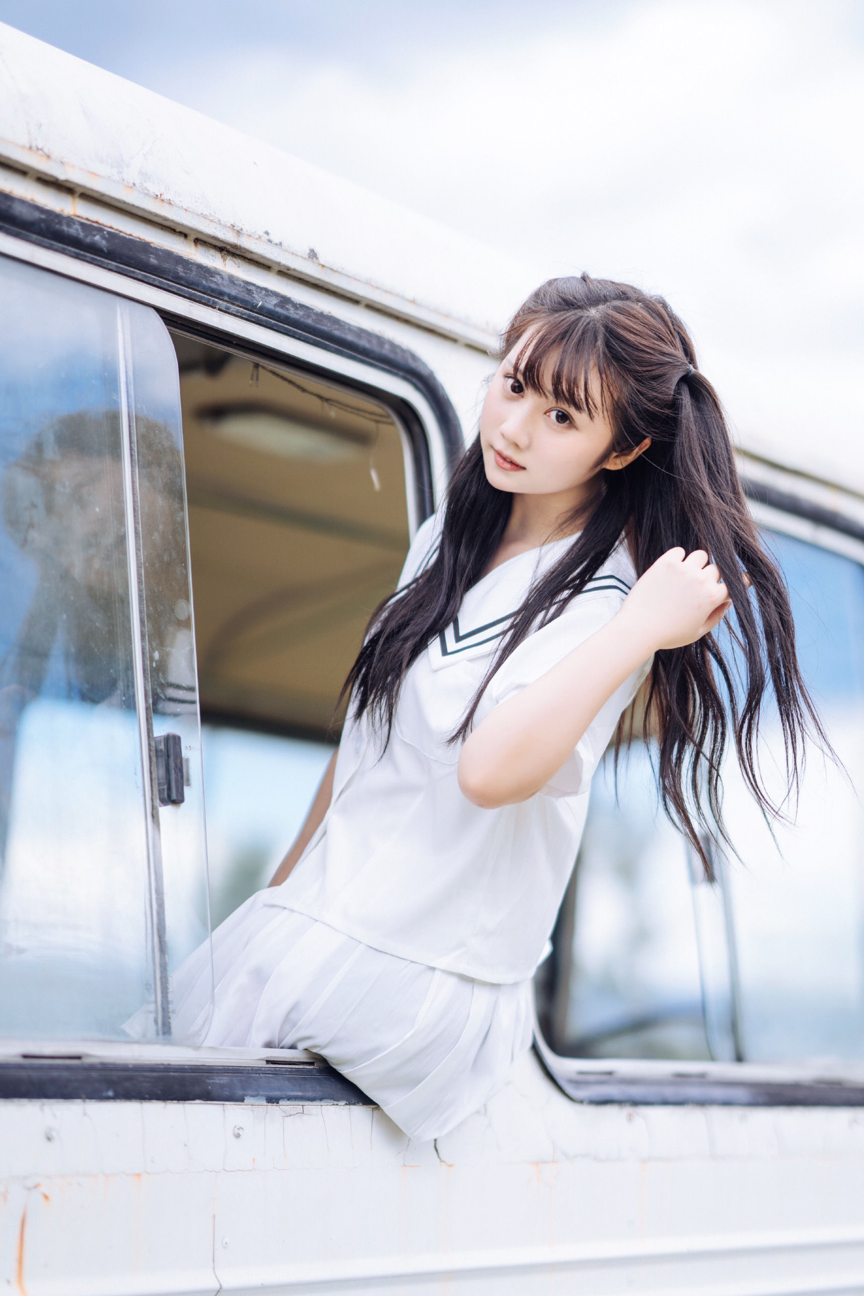  微博福利姬镜酱 - 静夏之JK少女 第3张