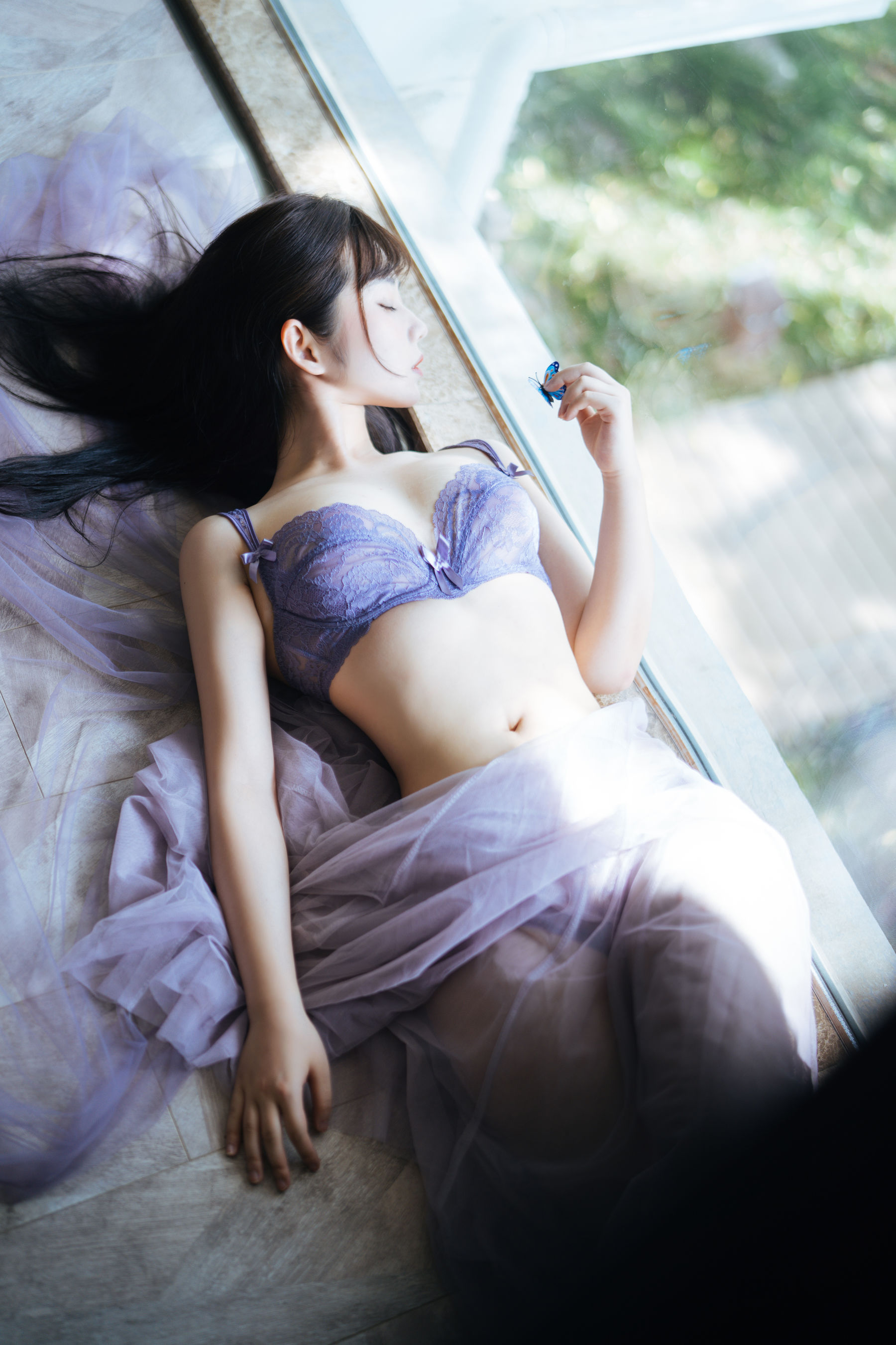  微博福利姬镜酱 - 静夏之薄纱蕾丝 第9张