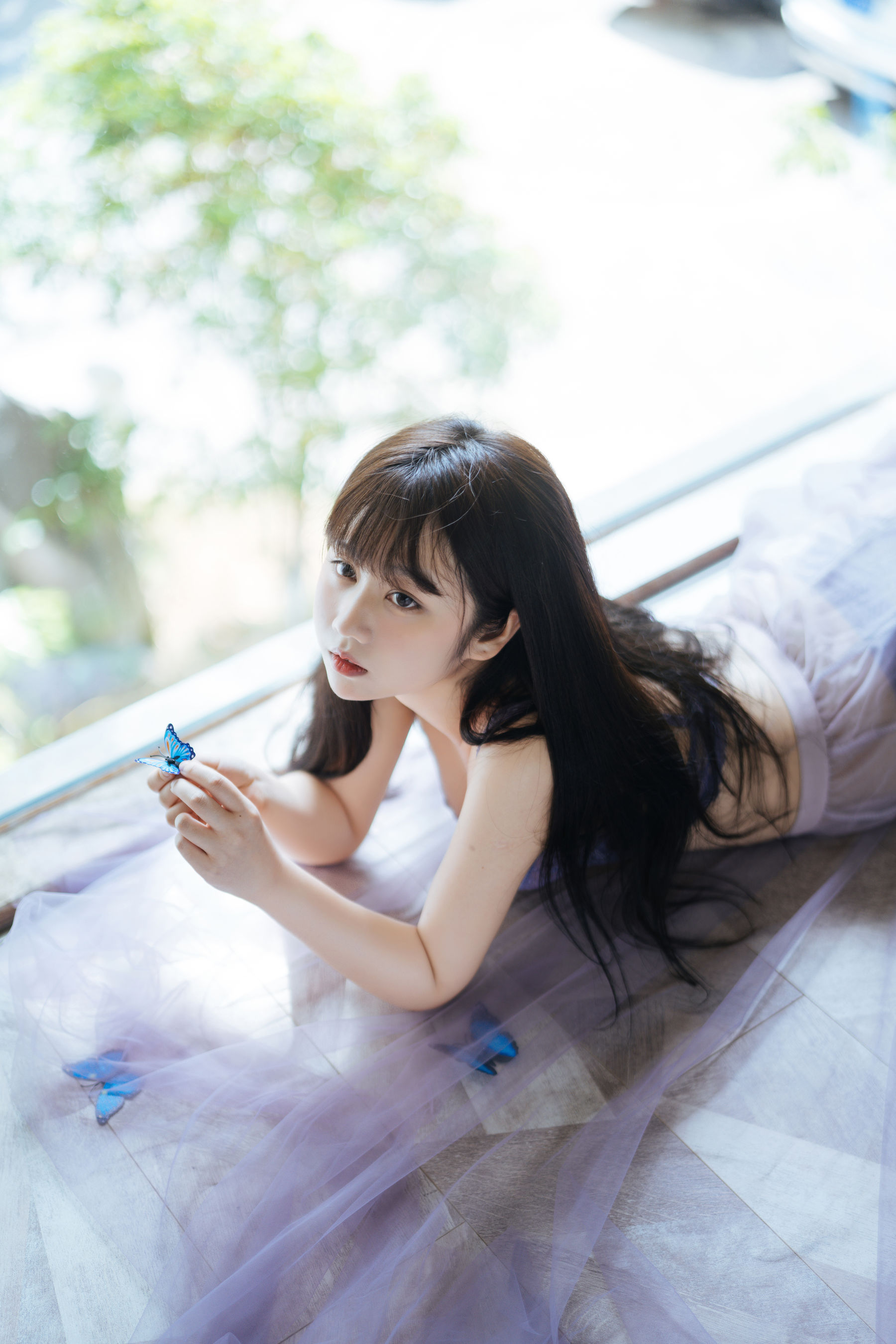  微博福利姬镜酱 - 静夏之薄纱蕾丝 第1张