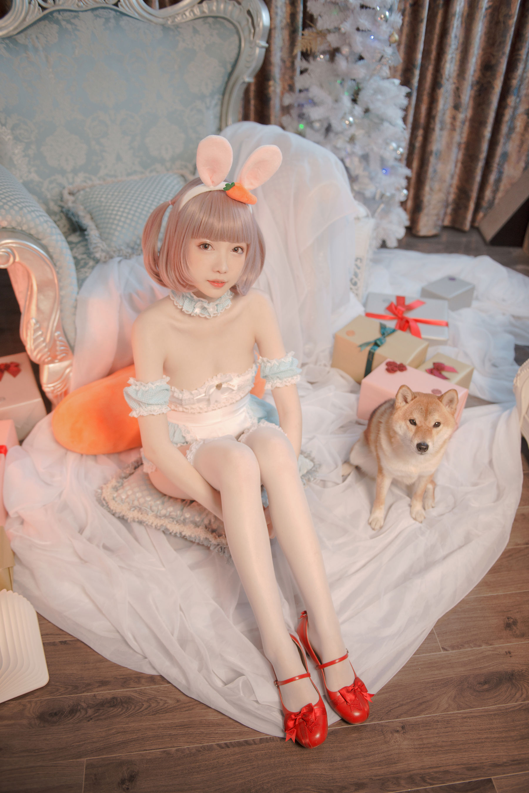  大胸萌妹妖少you1 - 雪兔 第2张