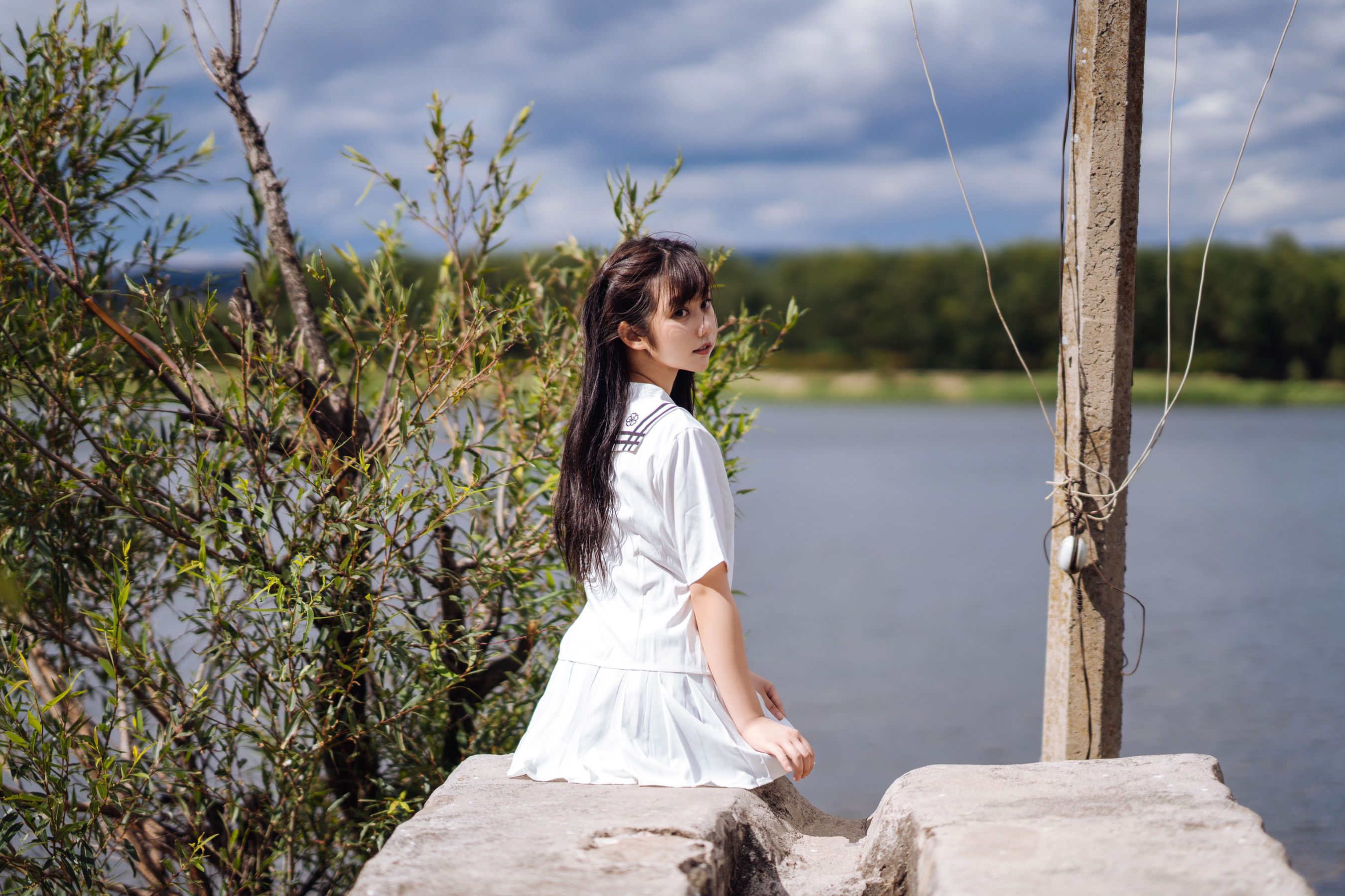  微博福利姬镜酱 - 静夏之JK少女 第21张